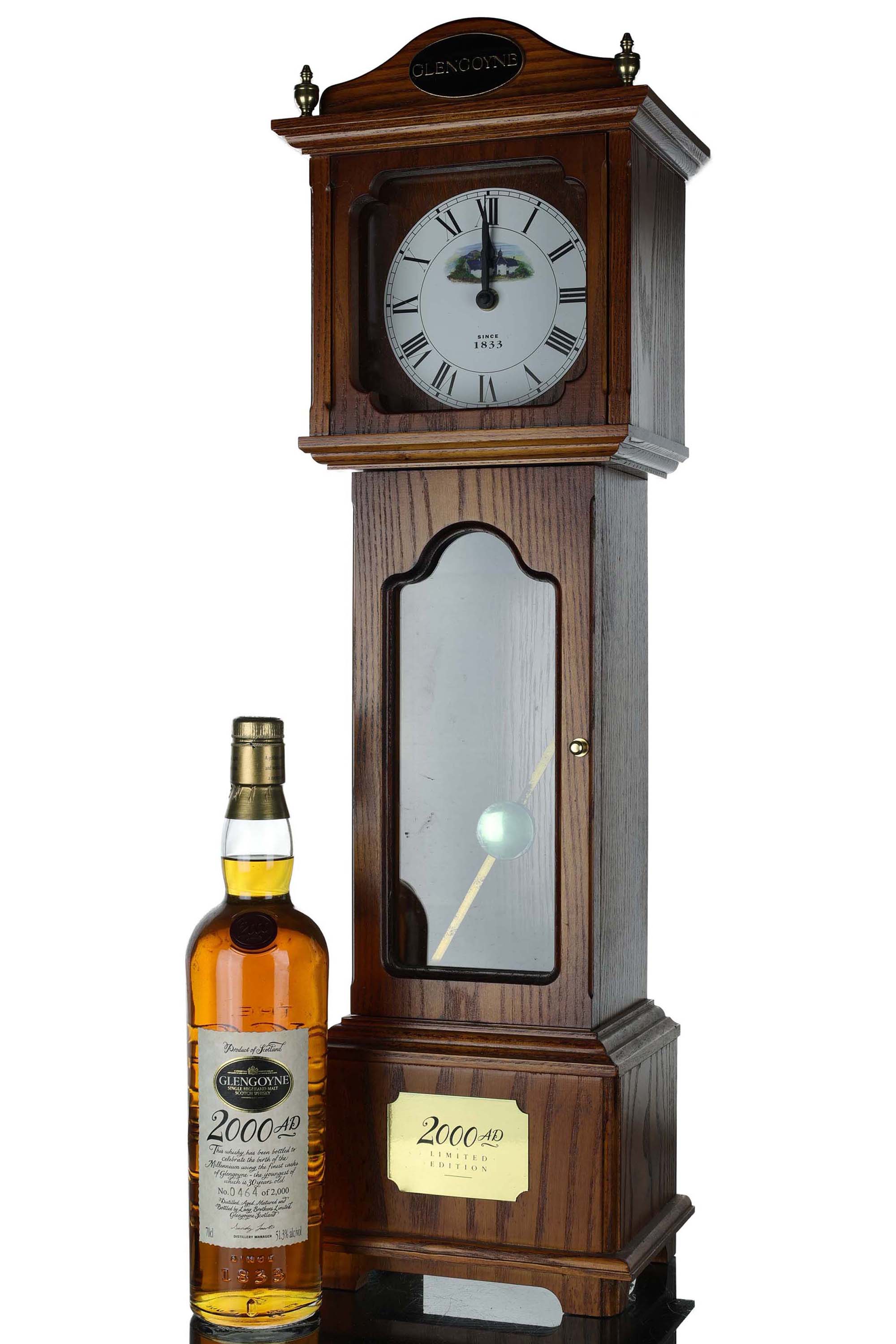 Glengoyne 30 Year Old - Millennium 2000 AD - With Clock