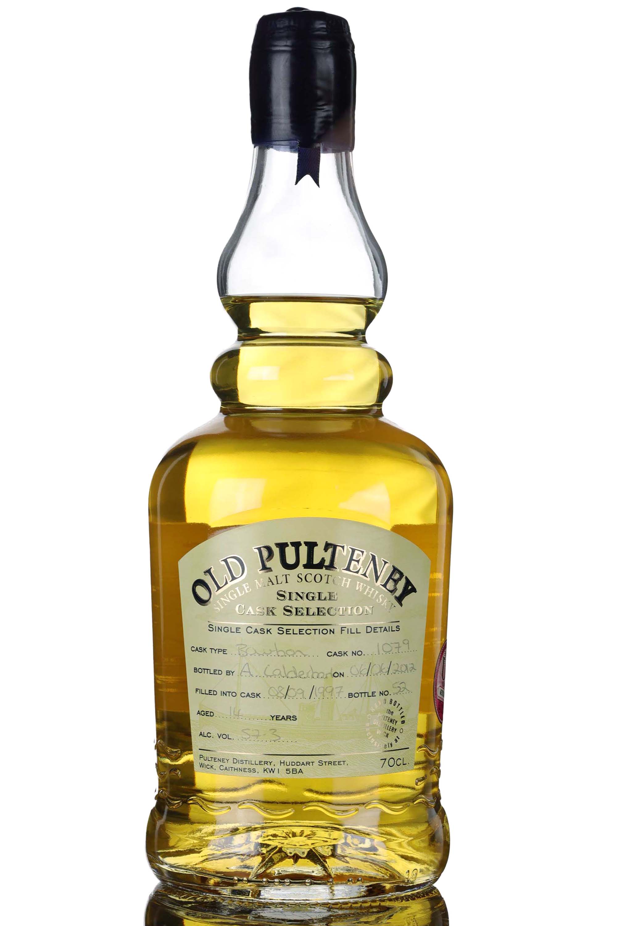 Old Pulteney 1997-2012 - 14 Year Old - Single Cask 1079 - Hand Filled