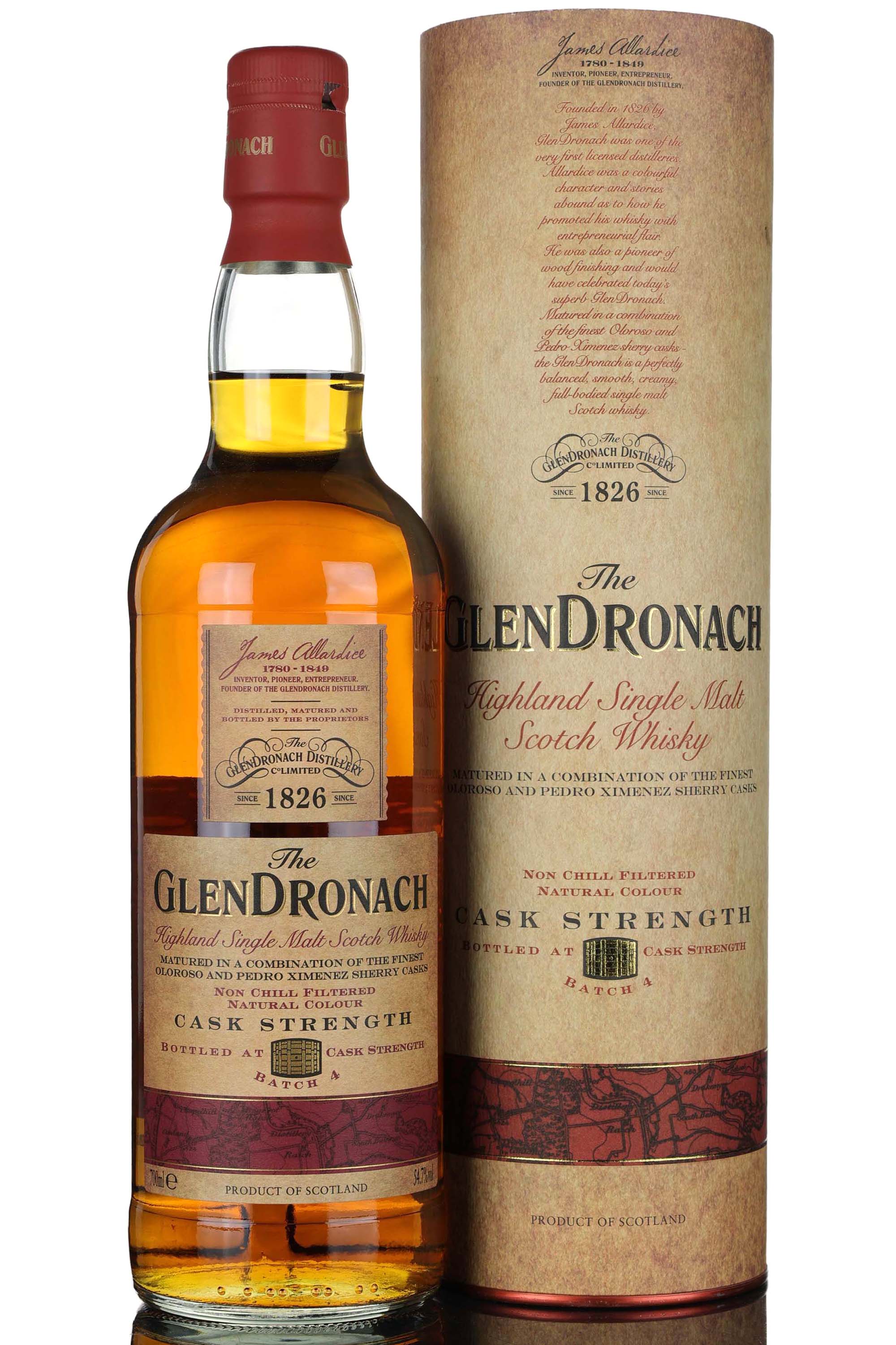 Glendronach Cask Strength Batch 4 - 2015 Release