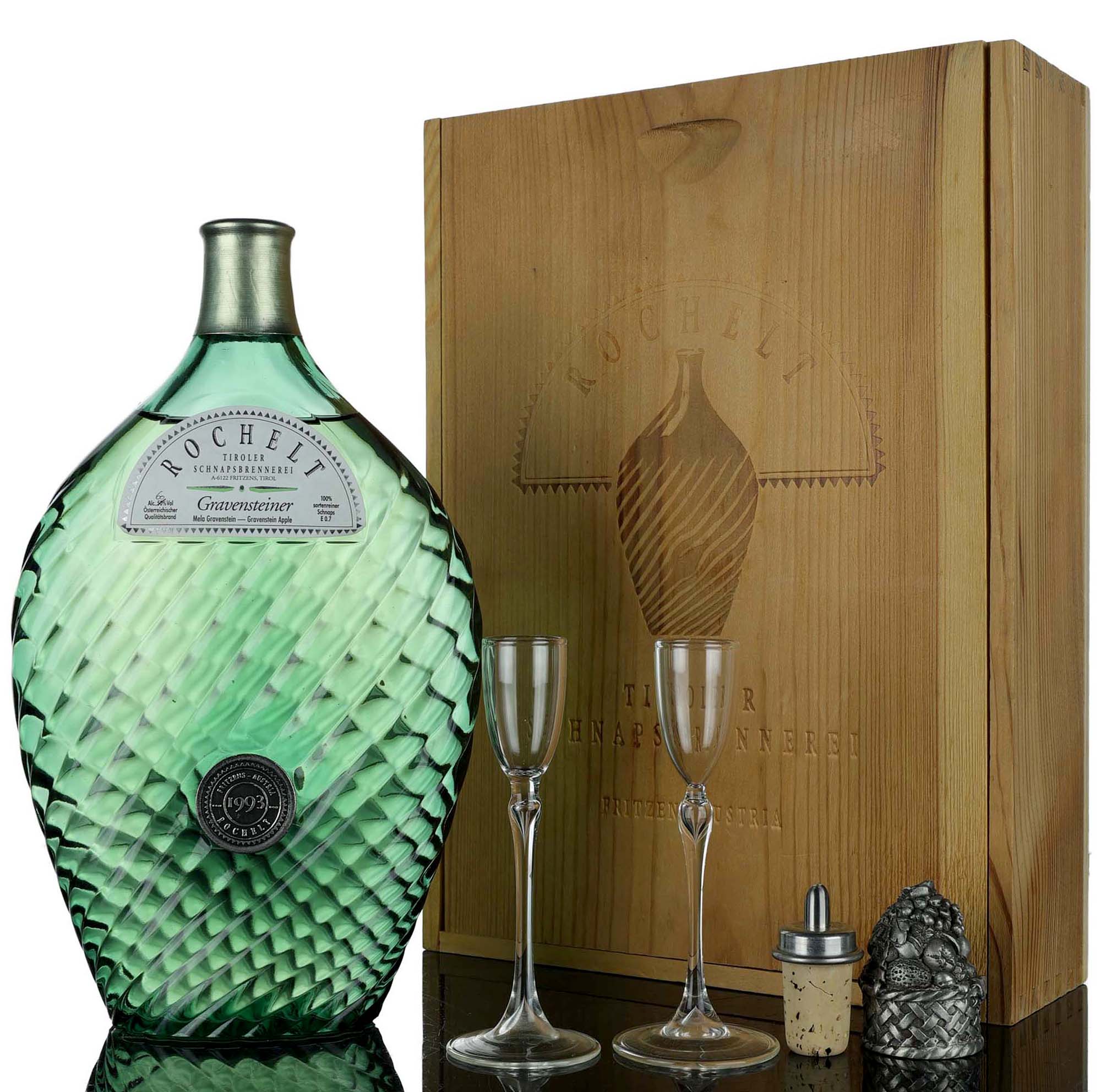 Rochelt Gravensteiner 1993 Apple Brandy - Presentation Set