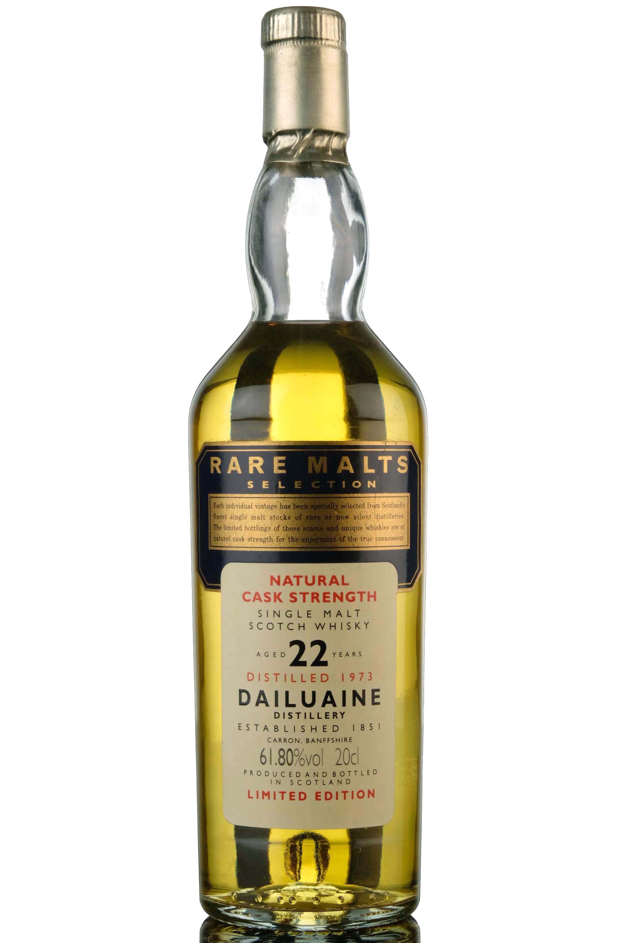 Dailuaine 1973 - 22 Year Old - Rare Malts 61.80% - Quarter Bottle