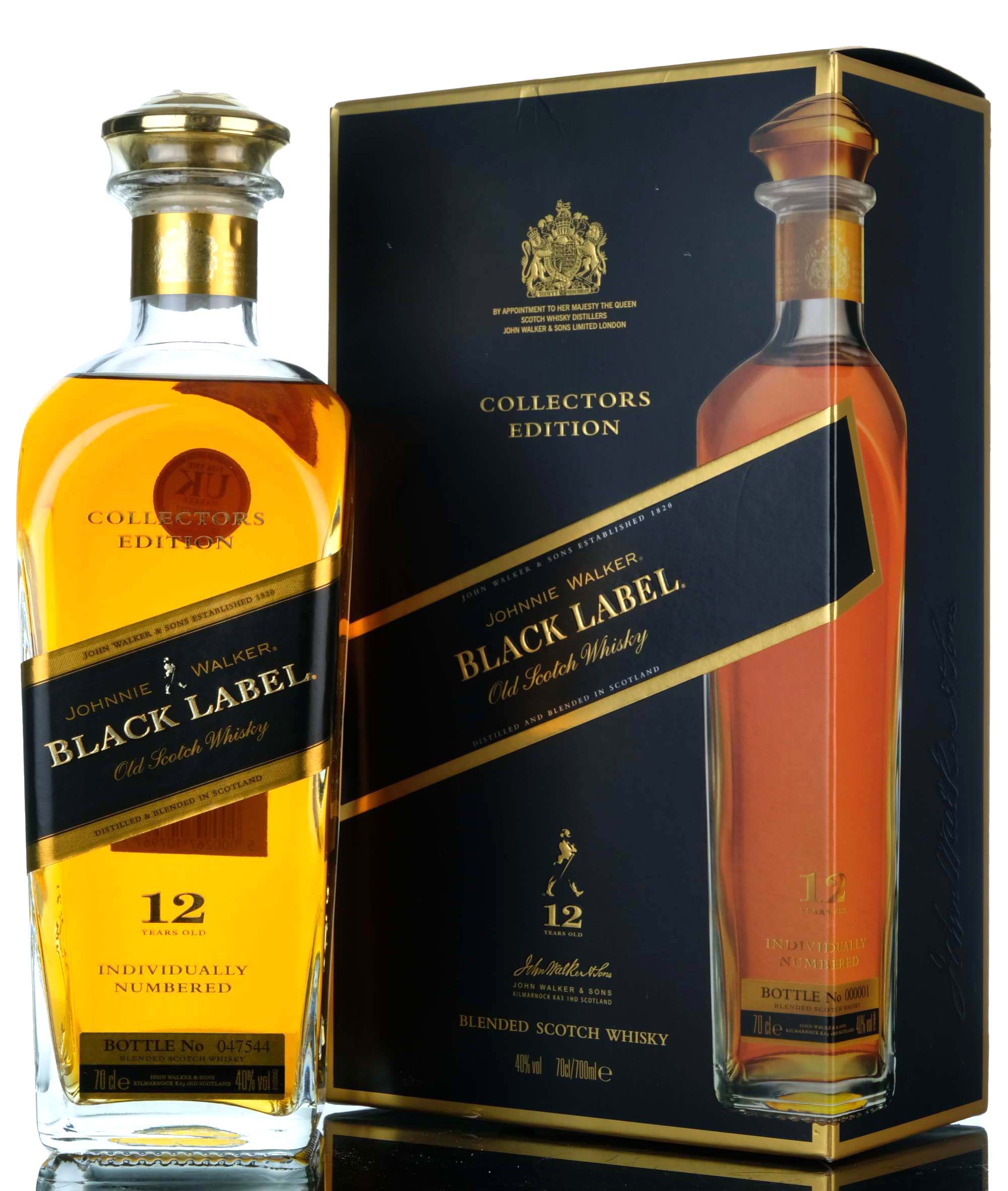 Johnnie Walker 12 Year Old - Black Label - Collectors Edition