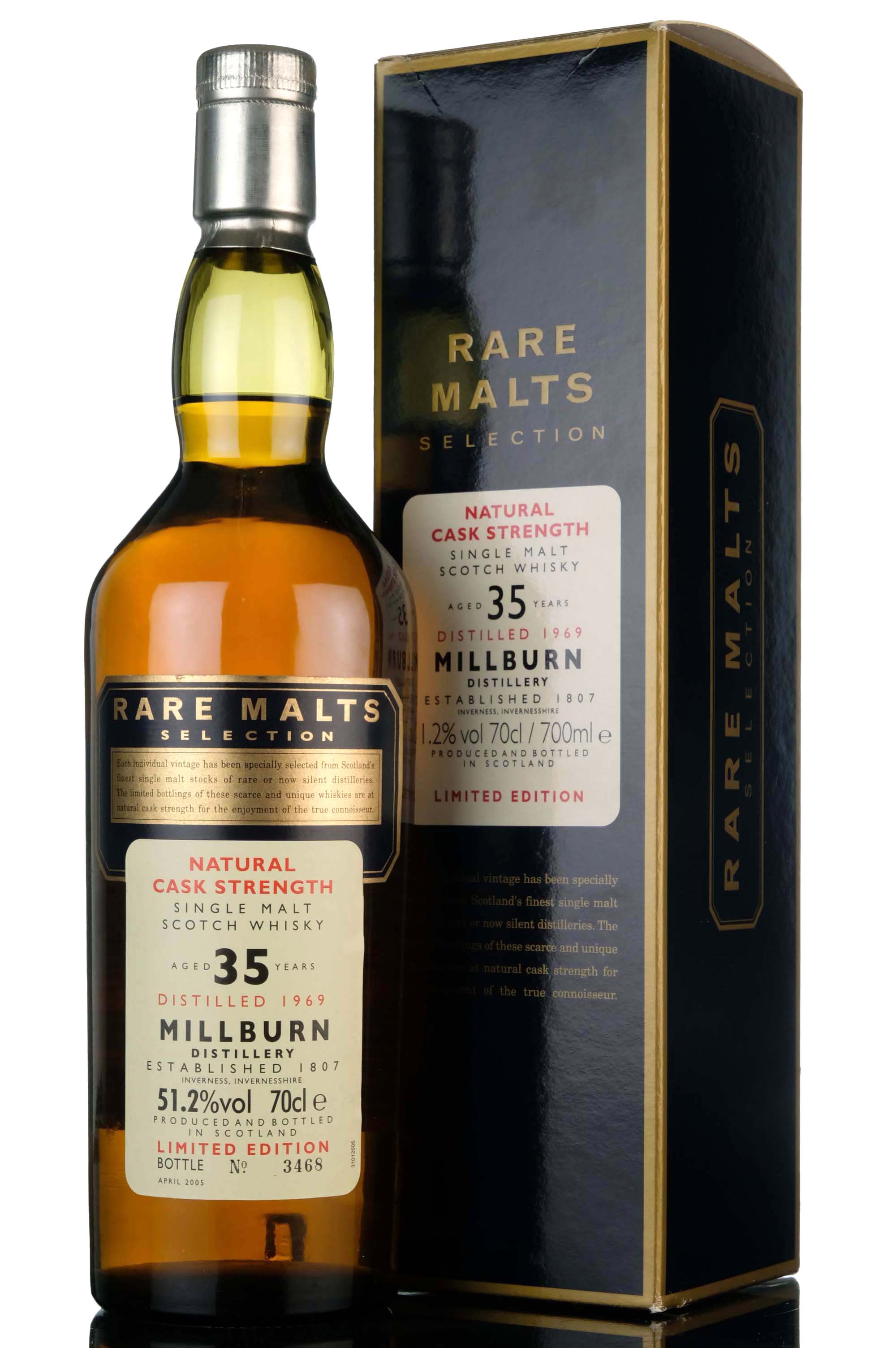 Millburn 1969-2005 - 35 Year Old - Rare Malts 51.2%