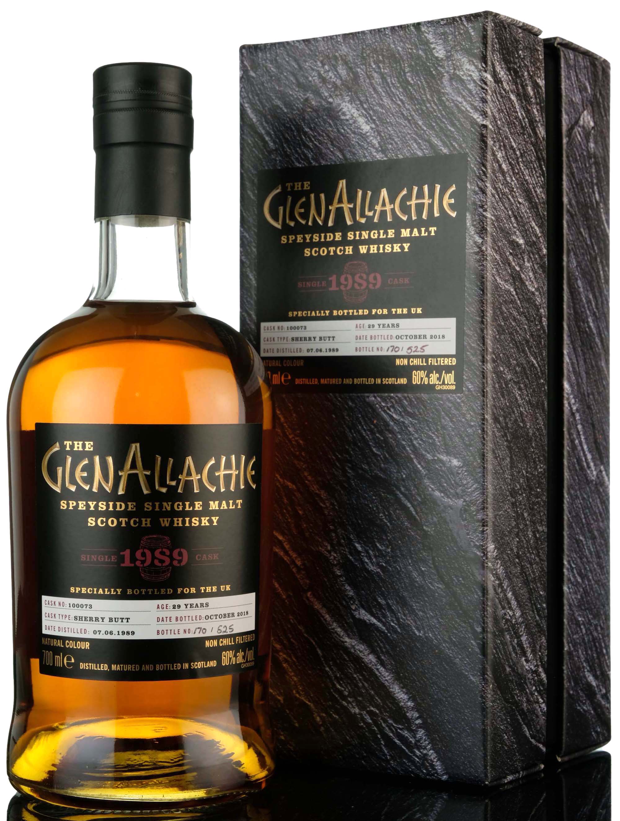 Glenallachie 1989-2018 - 29 Year Old - Single Cask 100073 - UK Exclusive
