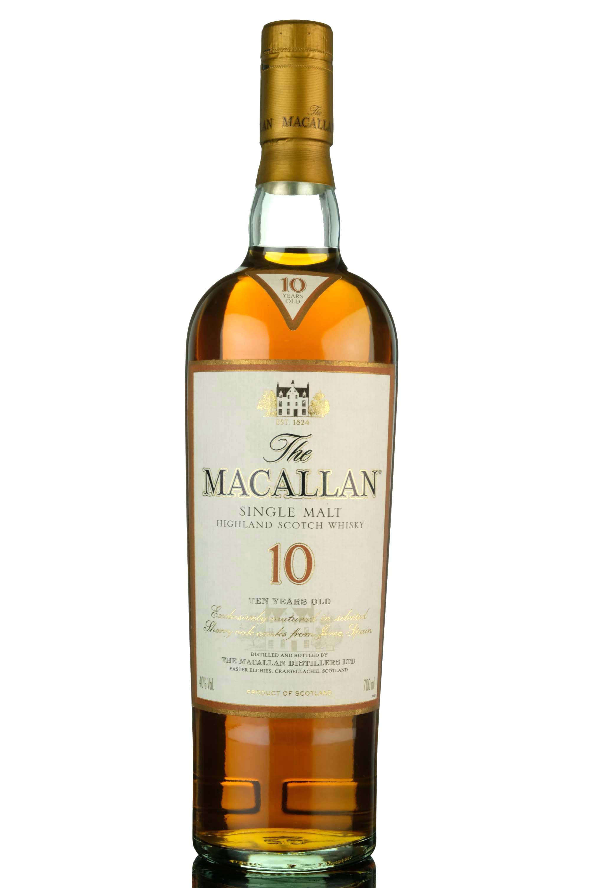 Macallan 10 Year Old - Sherry Cask - Mid 2000s