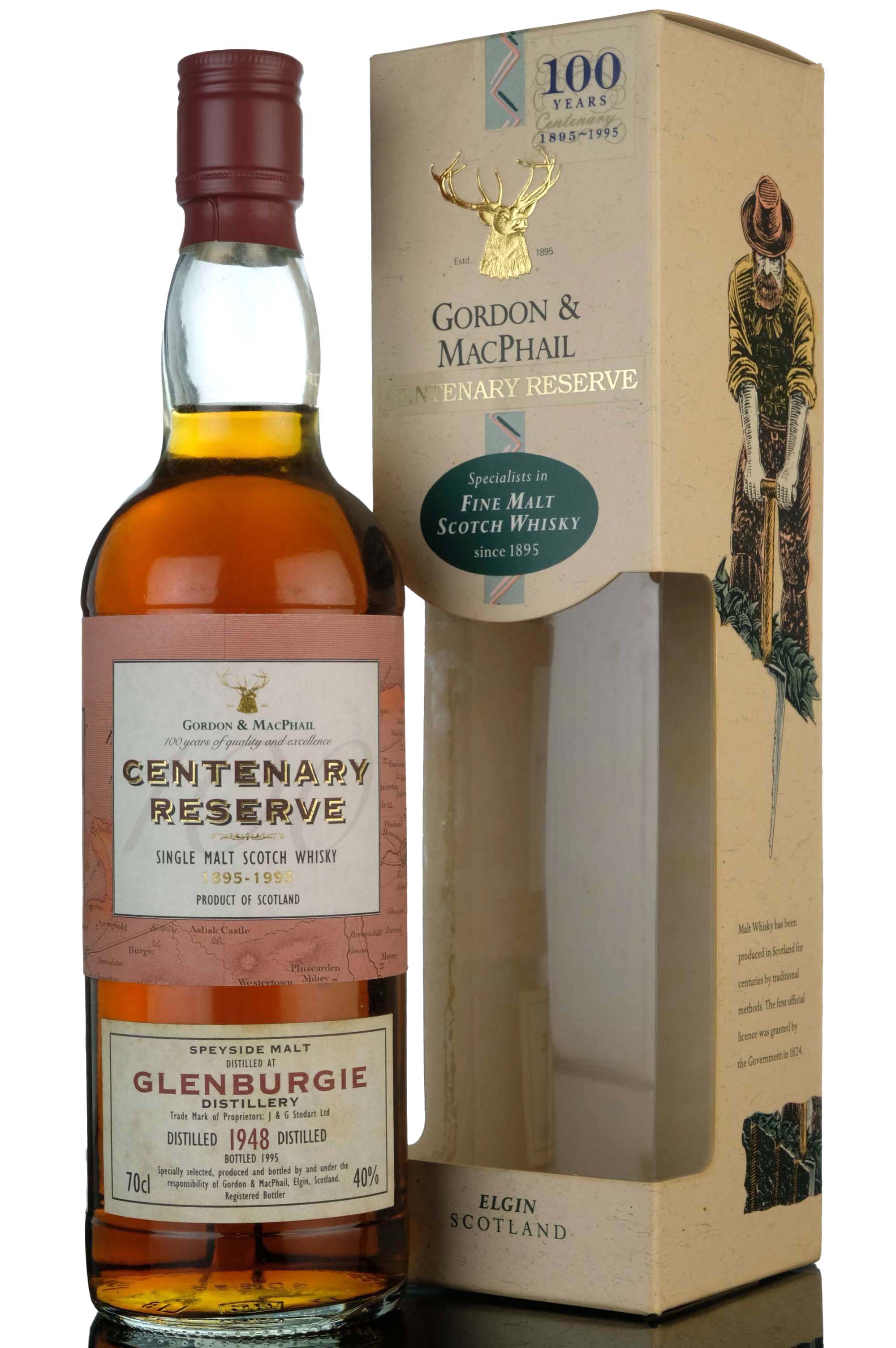 Glenburgie 1948 - Gordon & MacPhail - Centenary Reserve 1895-1995