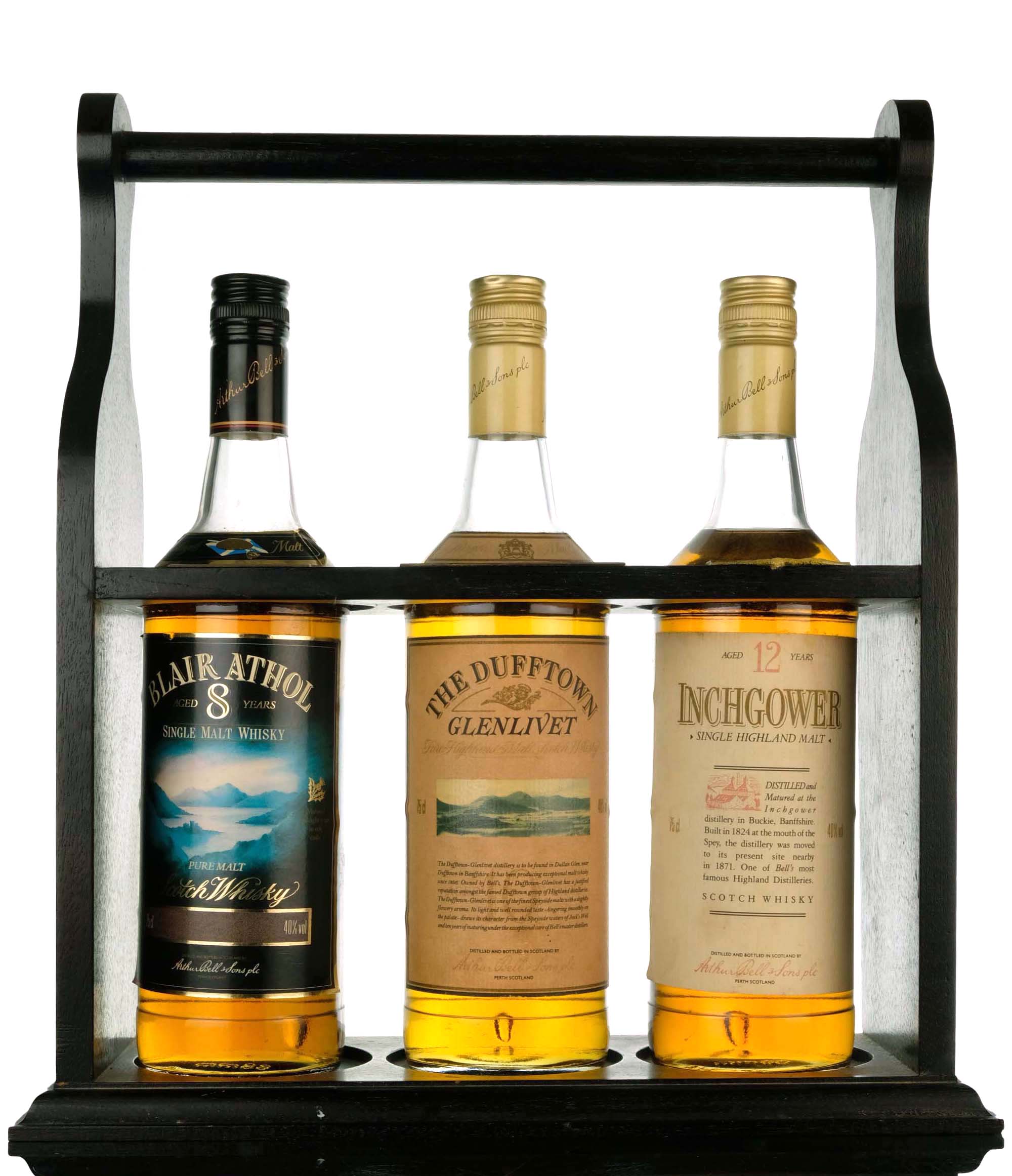 Blair Athol 8 Year Old - Dufftown 10 Year Old - Inchgower 12 Year Old - Tantalus Set - 198