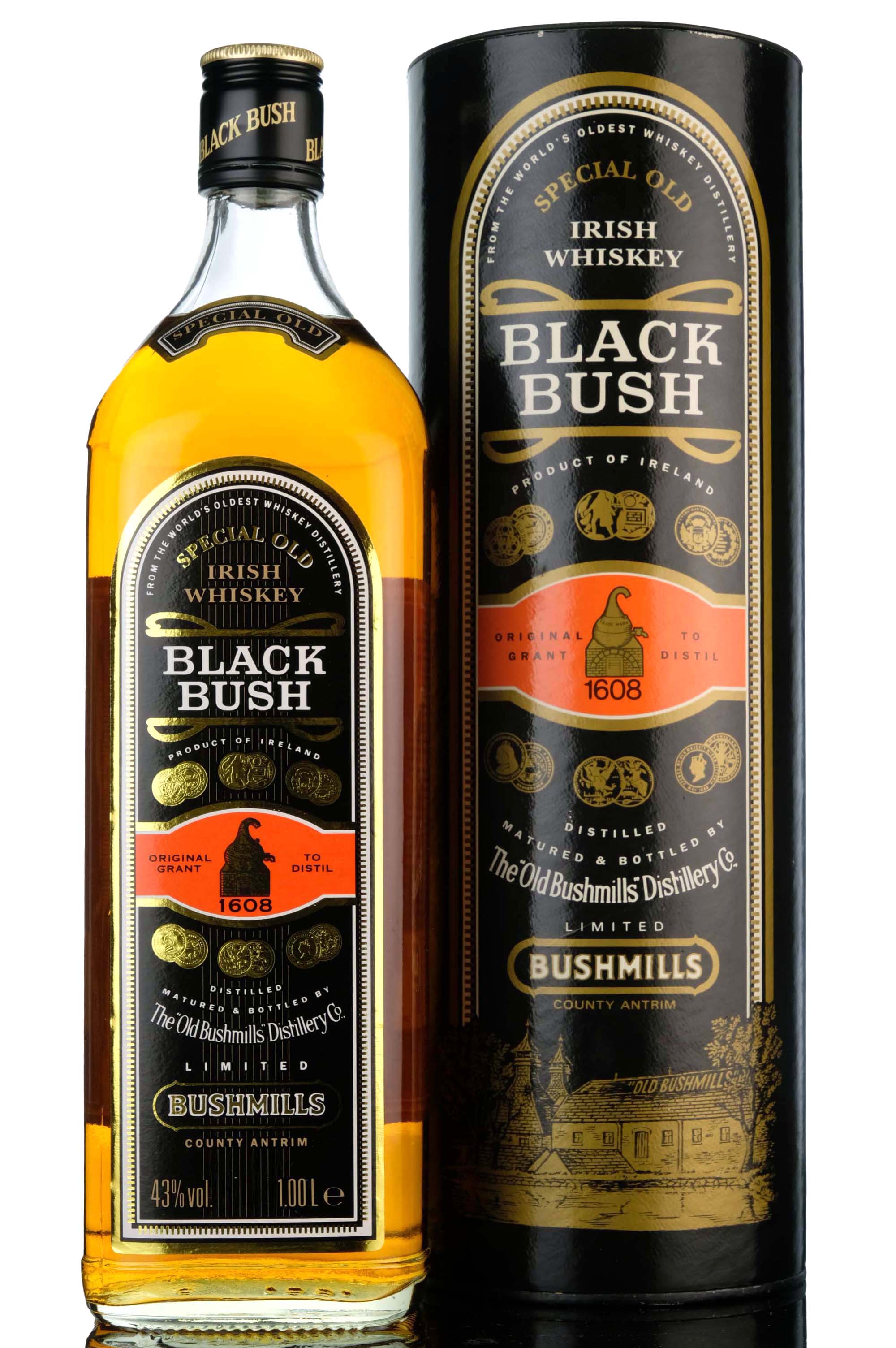 Bushmills Black Bush - Special Old - 1990s - 1 Litre