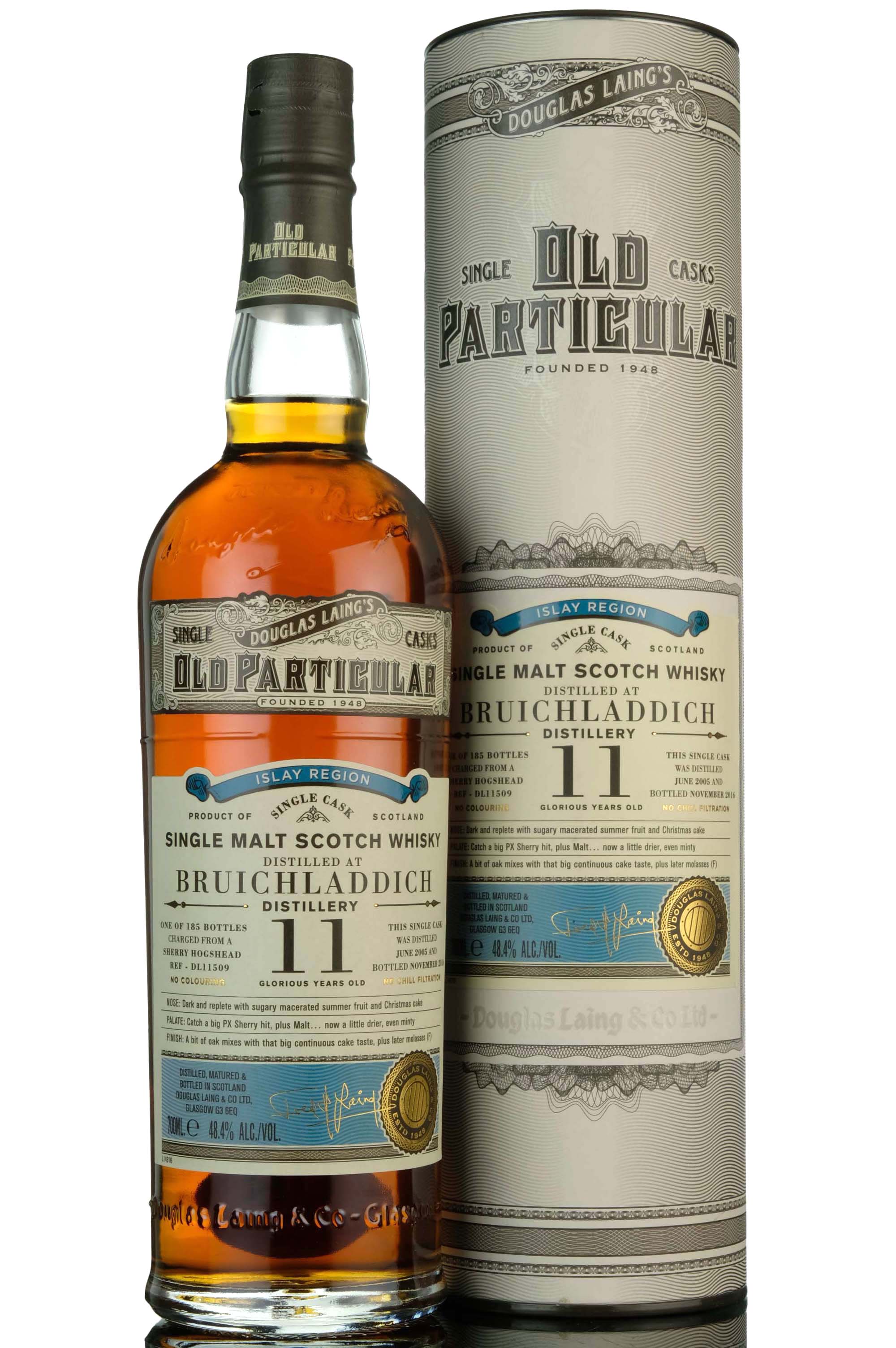 Bruichladdich 2005-2016 - 11 Year Old - Douglas Laing - Old Particular - Single Cask 11509