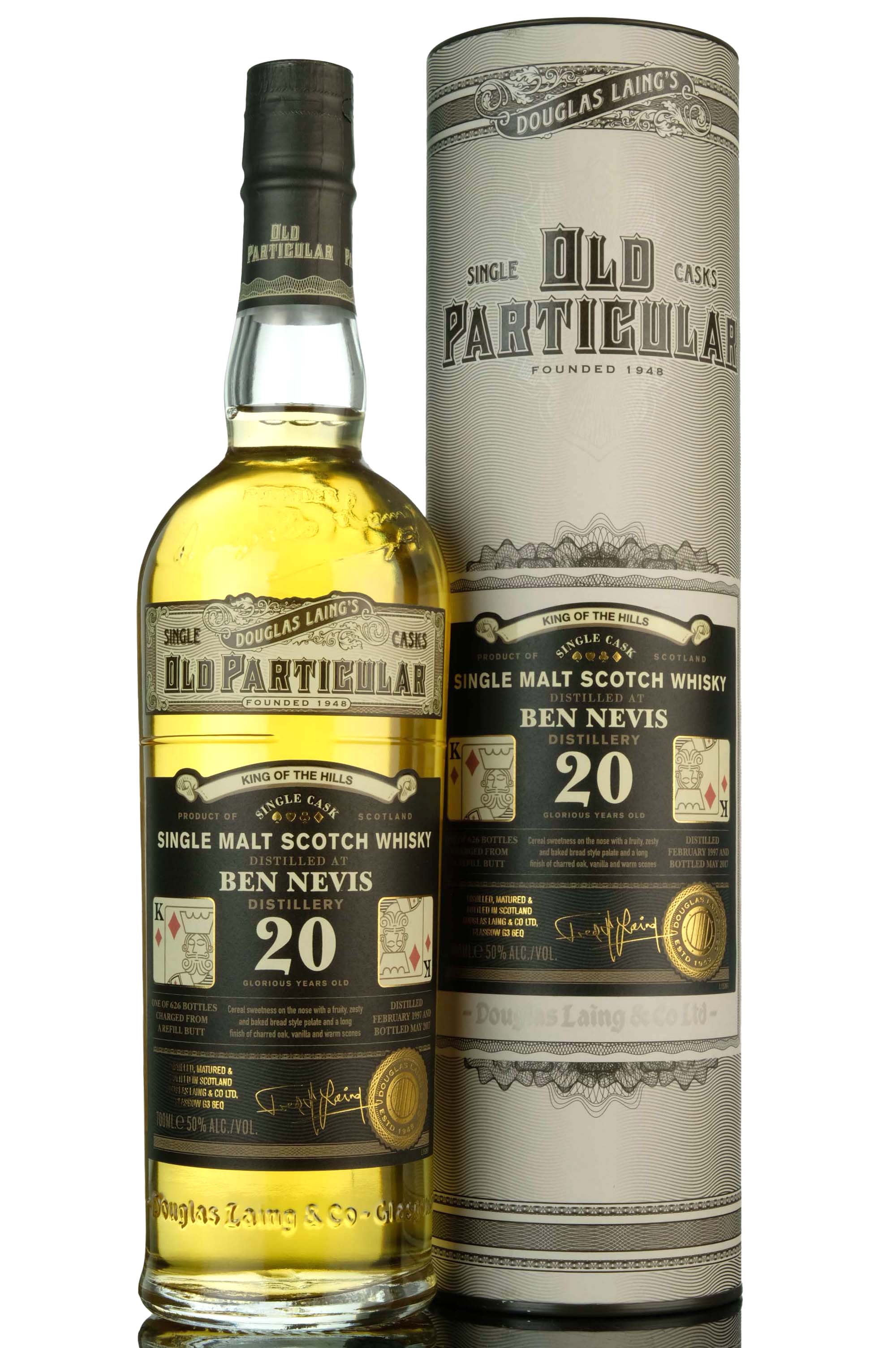 Ben Nevis 1997-2017 - 20 Year Old - Douglas Laing - Old Particular King Of The Hills - Sin