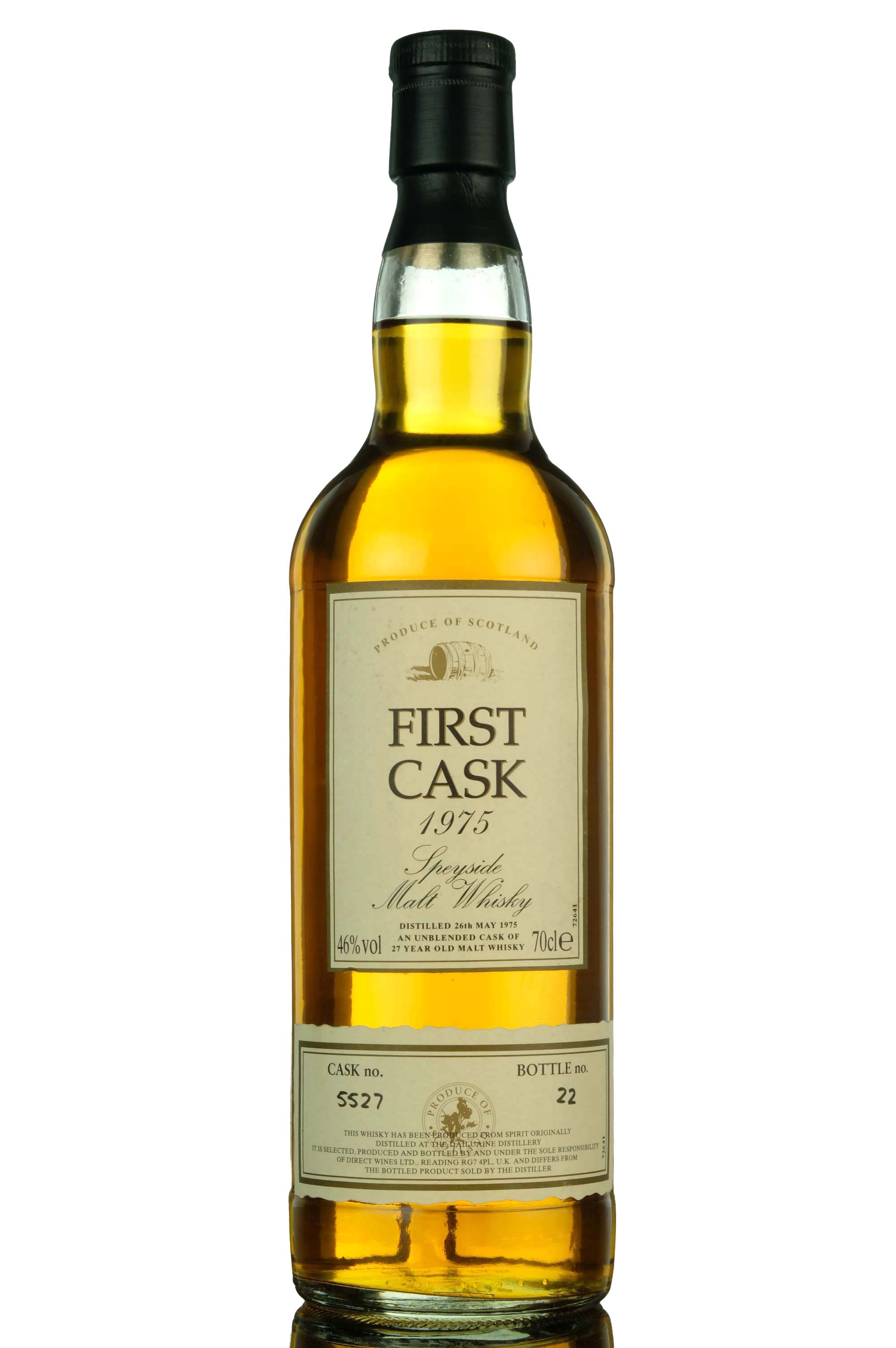 Dailuaine 1975 - 27 Year Old - First Cask - Single Cask 5527