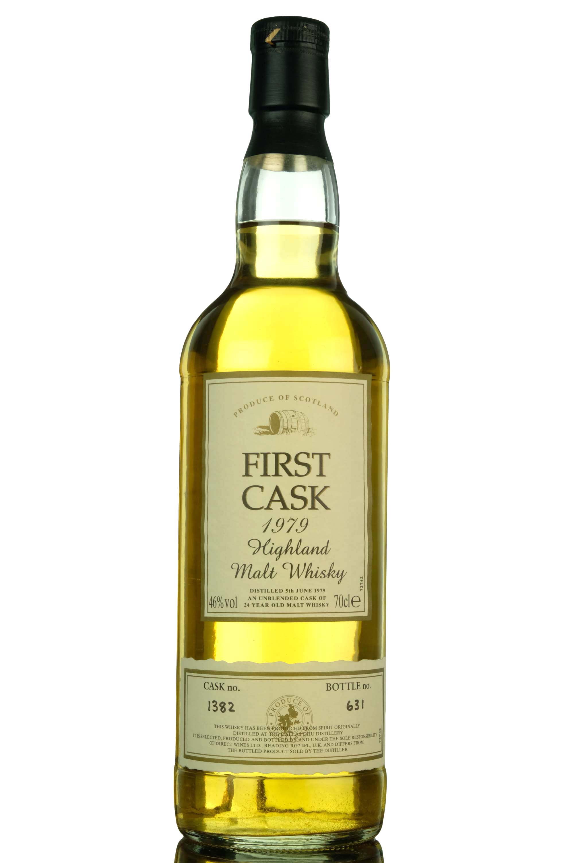 Dallas Dhu 1979 - 24 Year Old - First Cask - Single Cask 1383