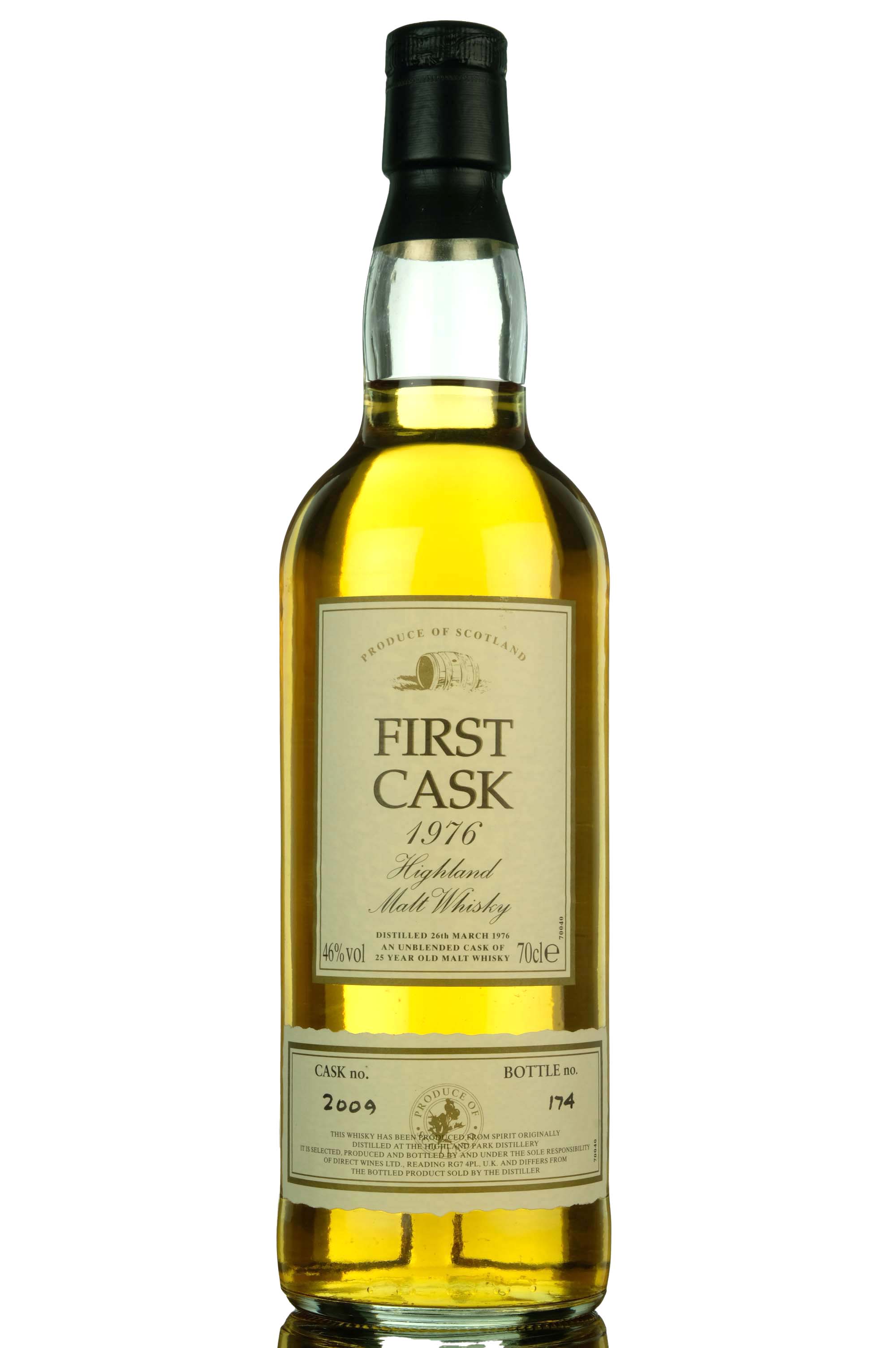 Highland Park 1976 - 25 Year Old - First Cask - Single Cask 2009