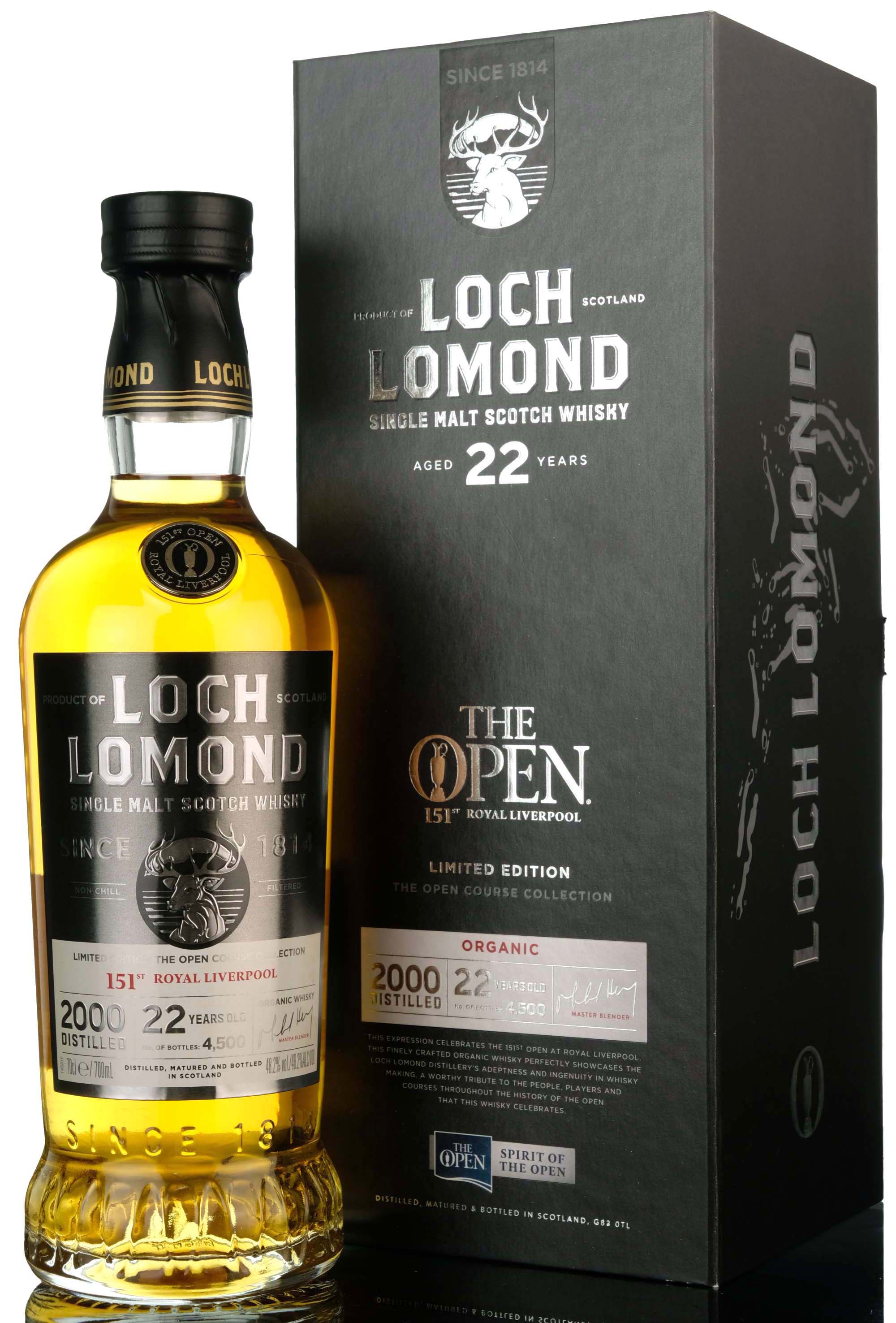 Loch Lomond 2000-2023 - 22 Year Old - 151st Open Royal Liverpool