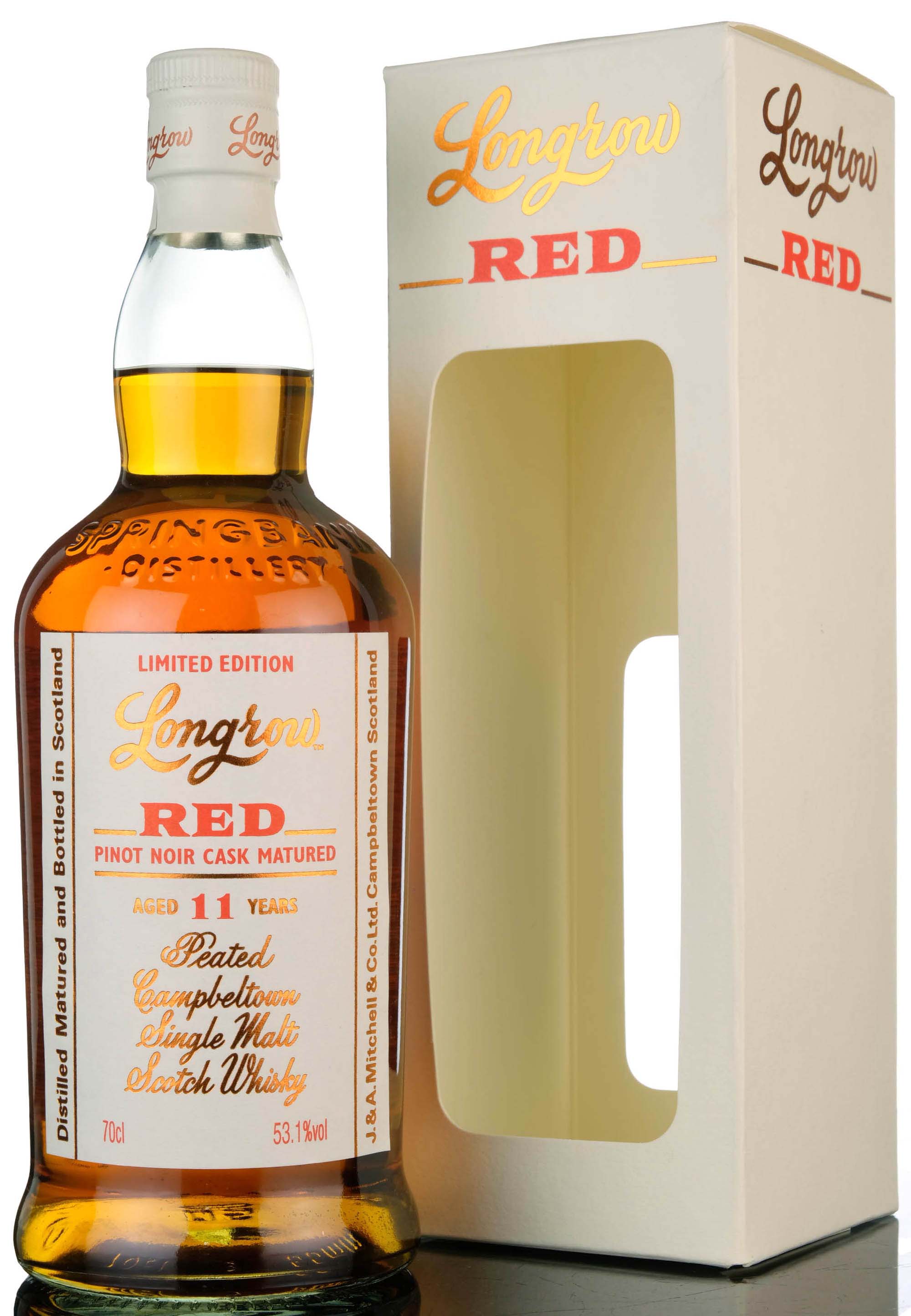 Longrow Red 11 Year Old - Pinot Noir Cask Matured - 2019 Release