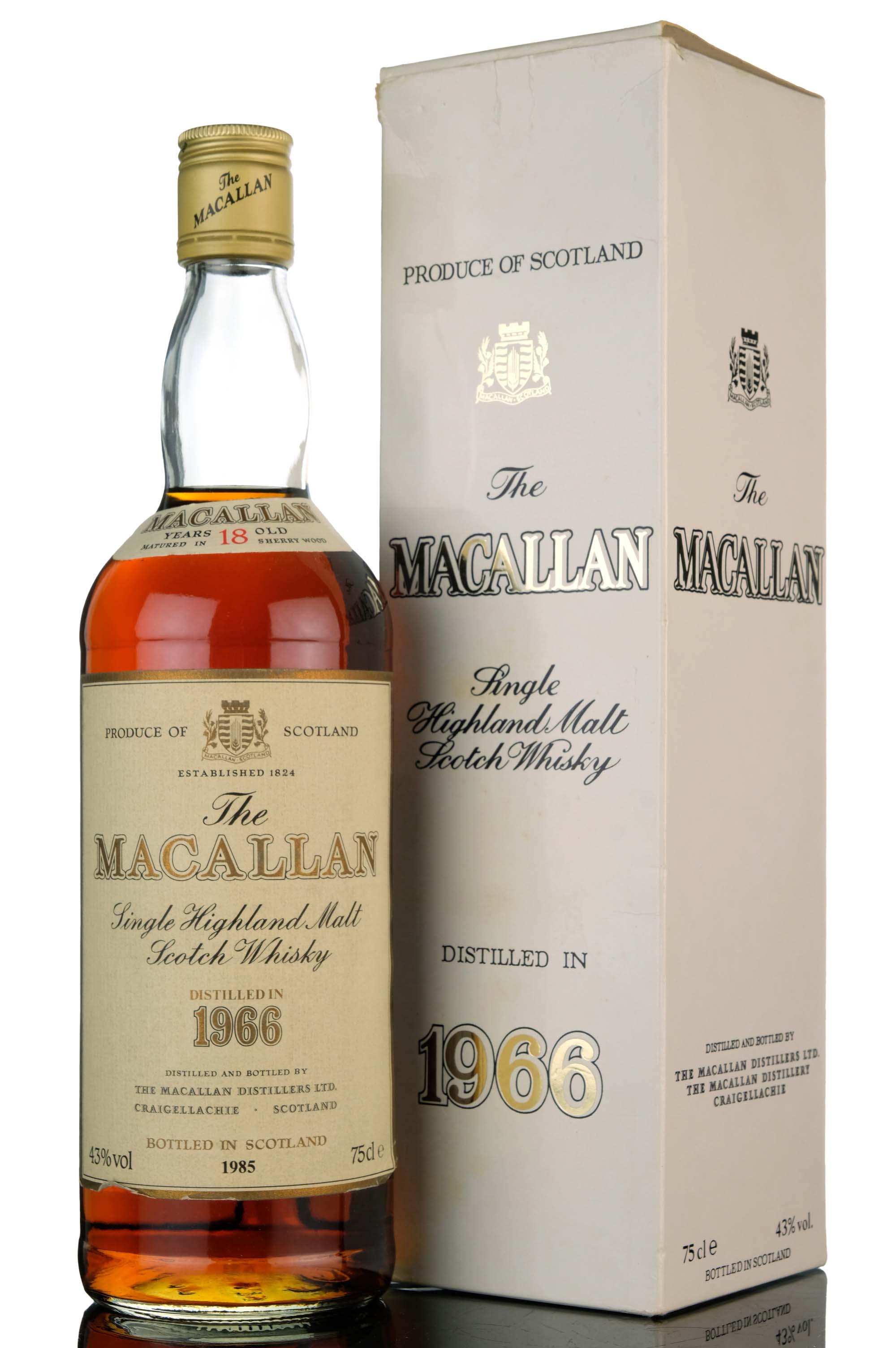 Macallan 1966-1985 - 18 Year Old - Sherry Cask
