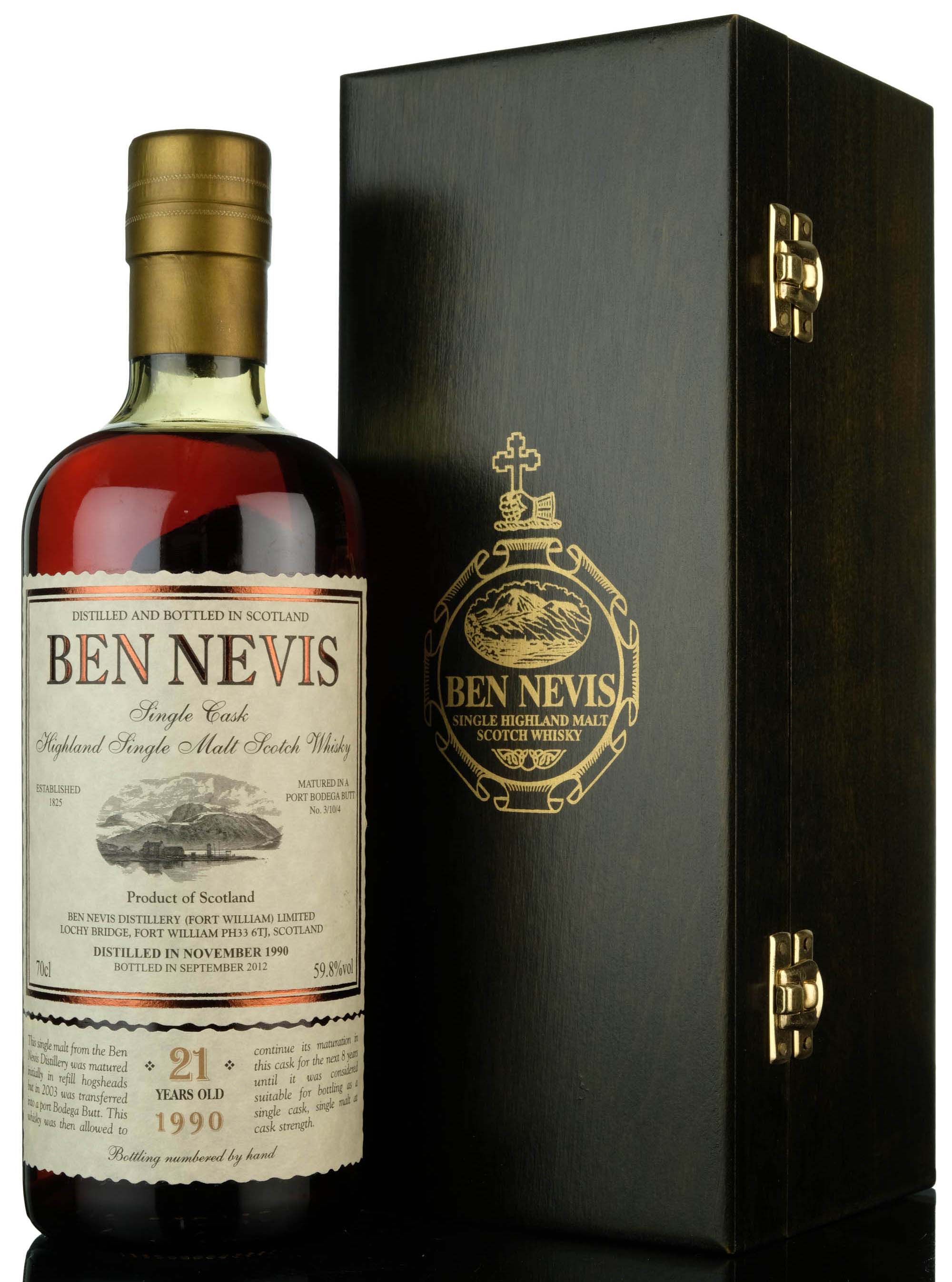 Ben Nevis 1990-2012 - 21 Year Old - Single Cask 3/10/4