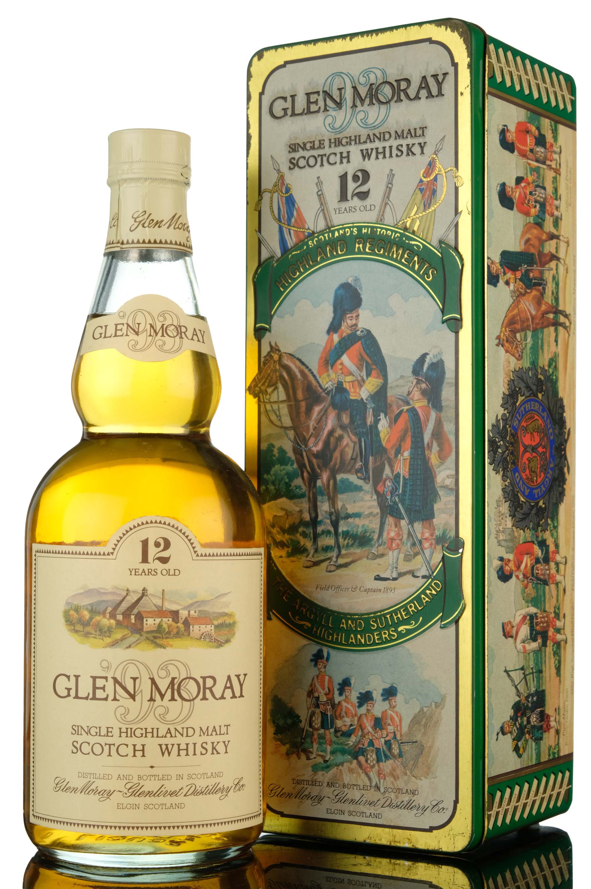 Glen Moray 12 Year Old - Circa 1990 - The Argyll and Sutherland Highlanders