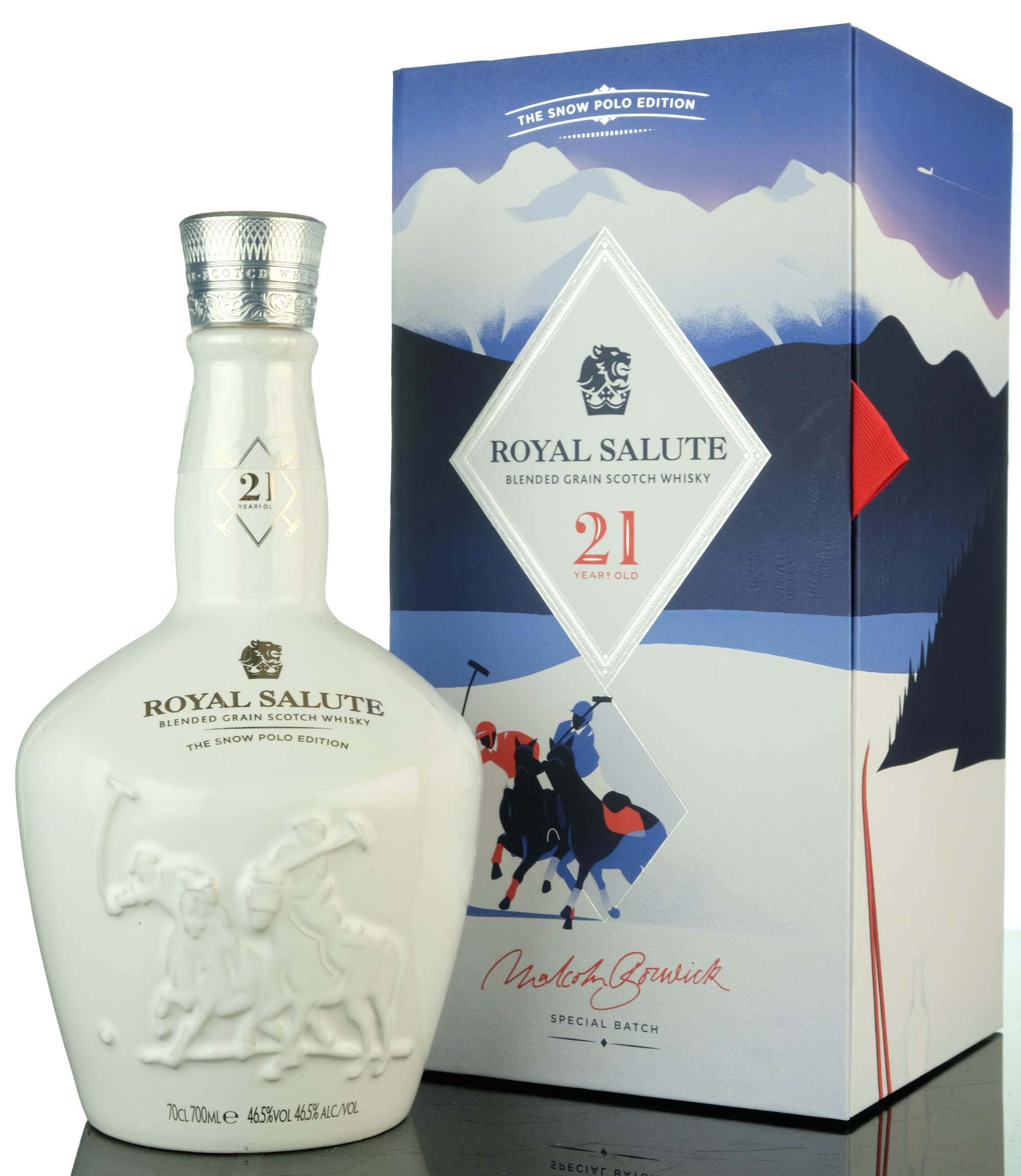Royal Salute 21 Year Old - The Snow Polo Edition - 2020 Release - Ceramic