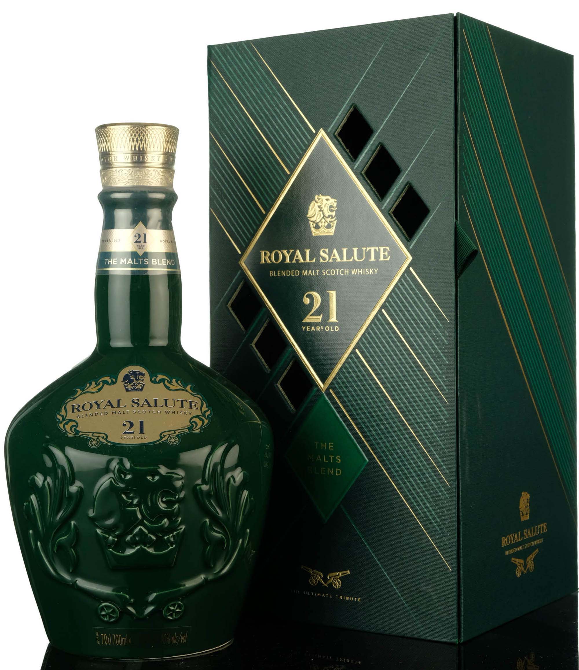 Royal Salute 21 Year Old - The Malts Blend - Green Ceramic - 2022 Release