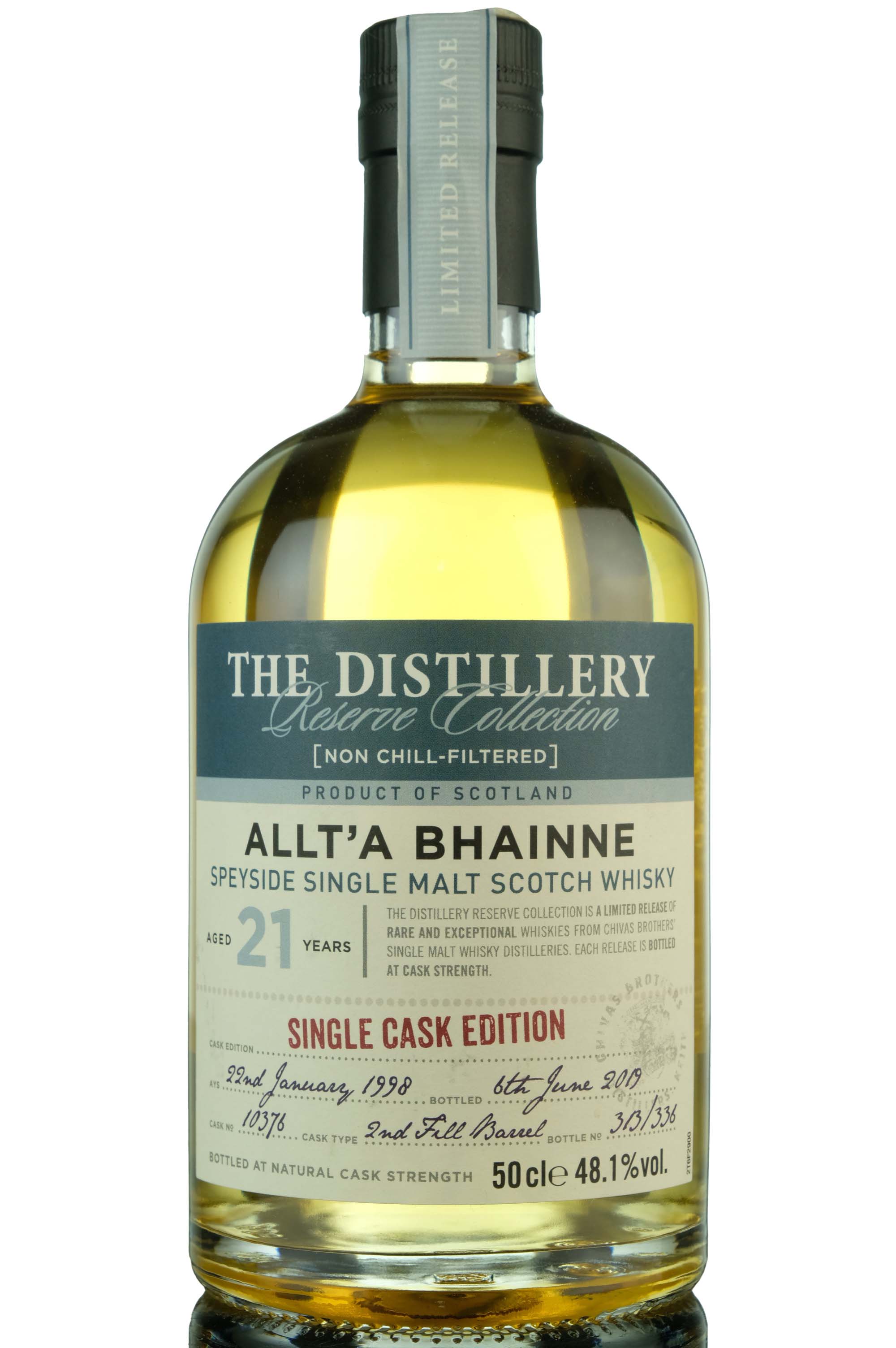 Allt-A-Bhainne 1998-2019 - 21 Year Old - Distillery Reserve Collection - Single Cask 10376