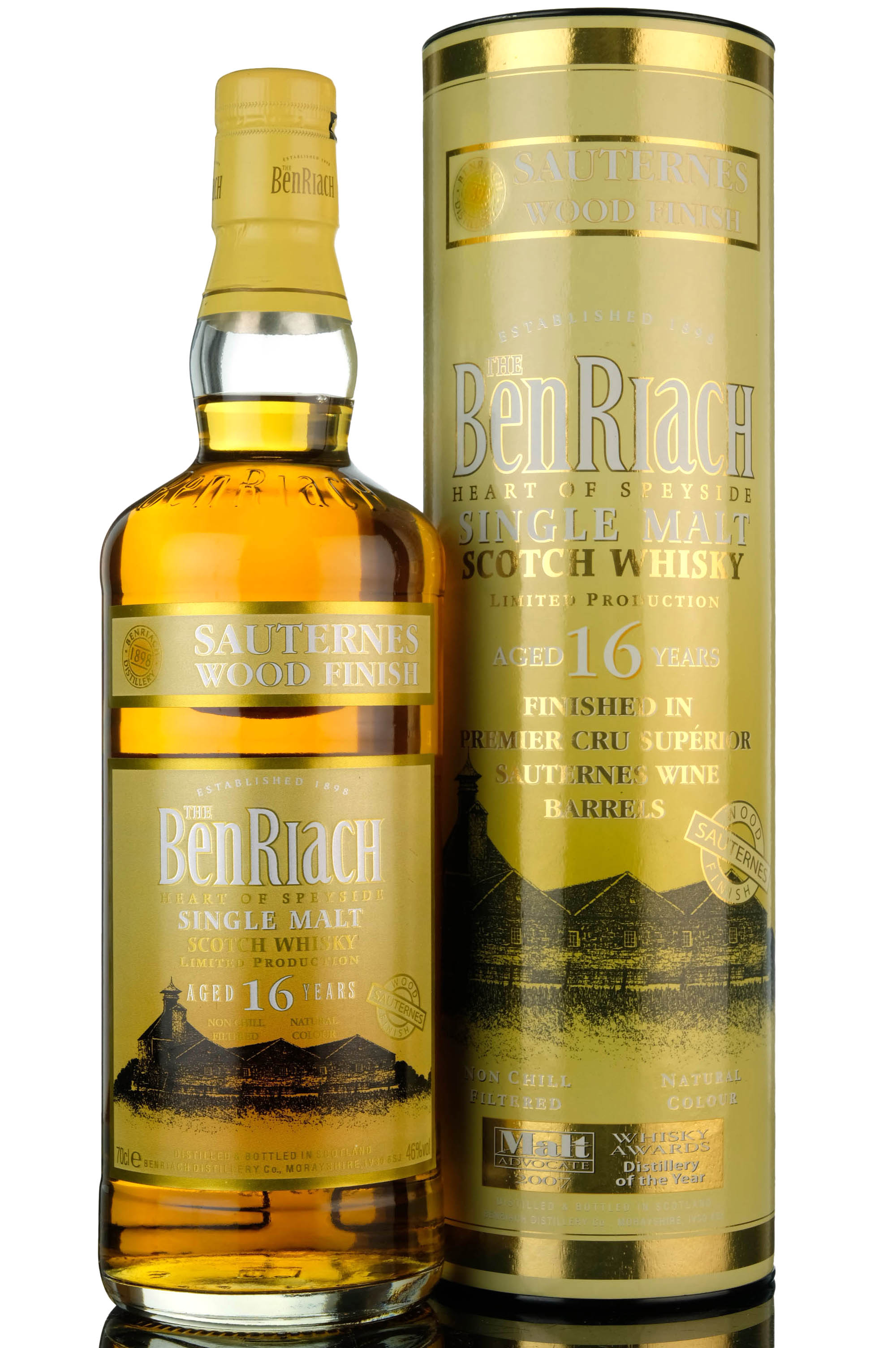Benriach 16 Year Old - Sauternes Wood Finish