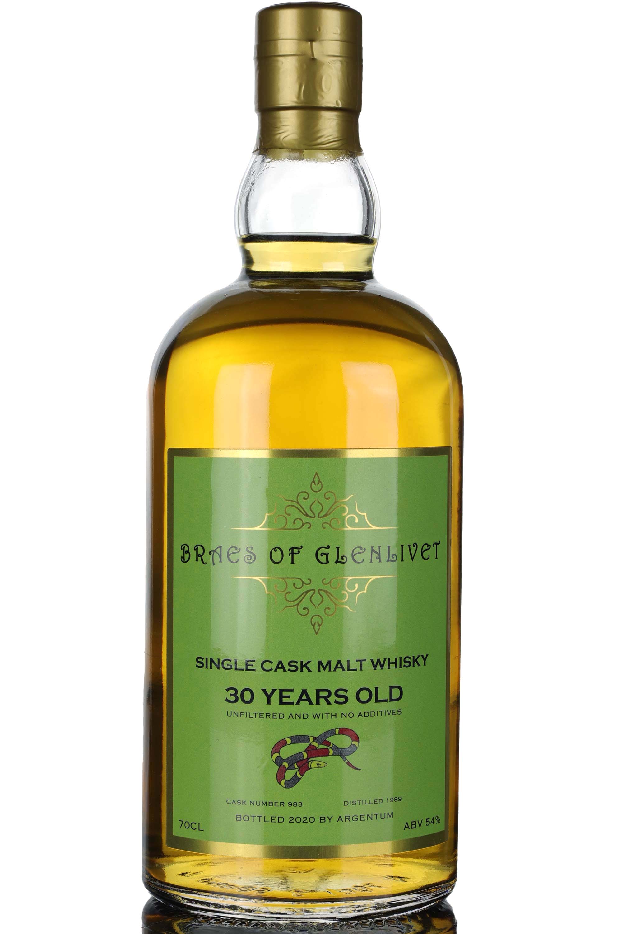 Braes Of Glenlivet 1989-2020 - 30 Year Old - Single Cask 983