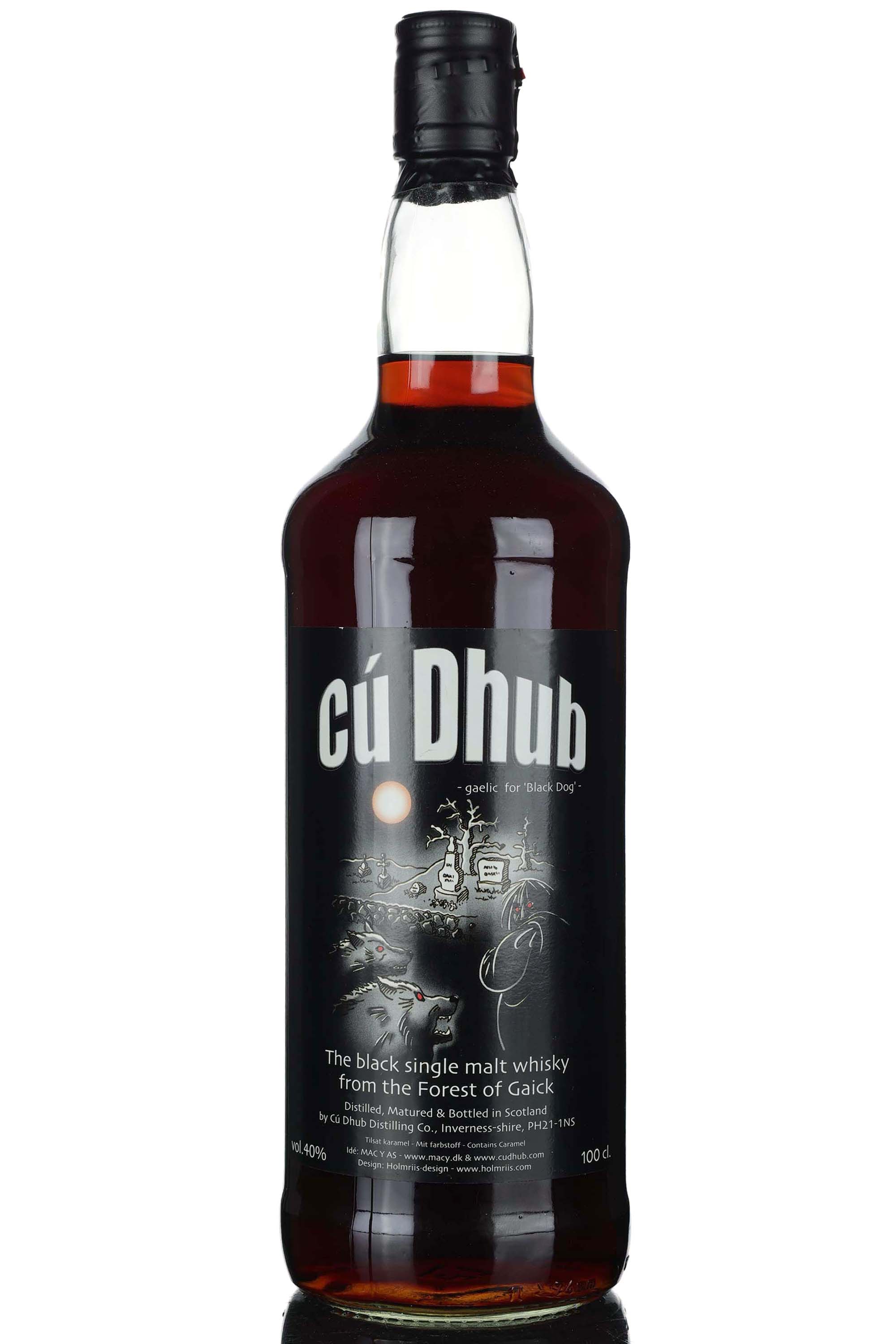 Cu Dhub The Black Single Malt - 1 Litre