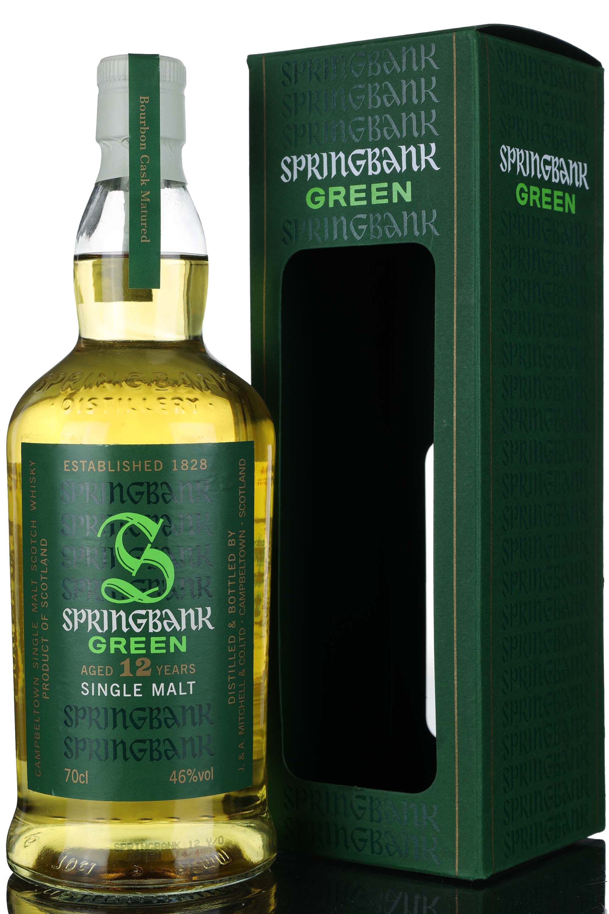 Springbank Green 12 Year Old - Bourbon Cask Matured - 2014 Release