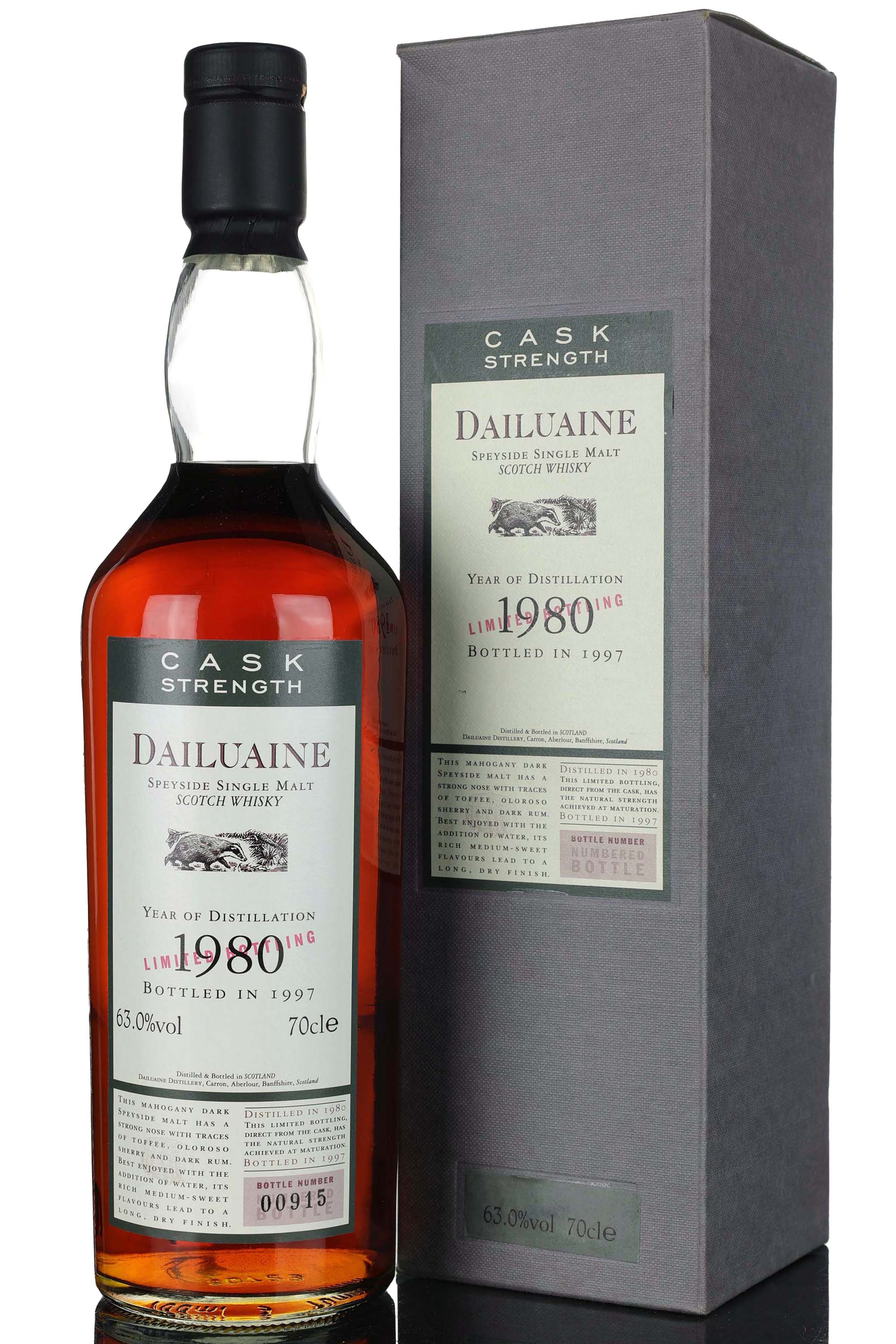 Dailuaine 1980-1997 - Flora & Fauna - Cask Strength