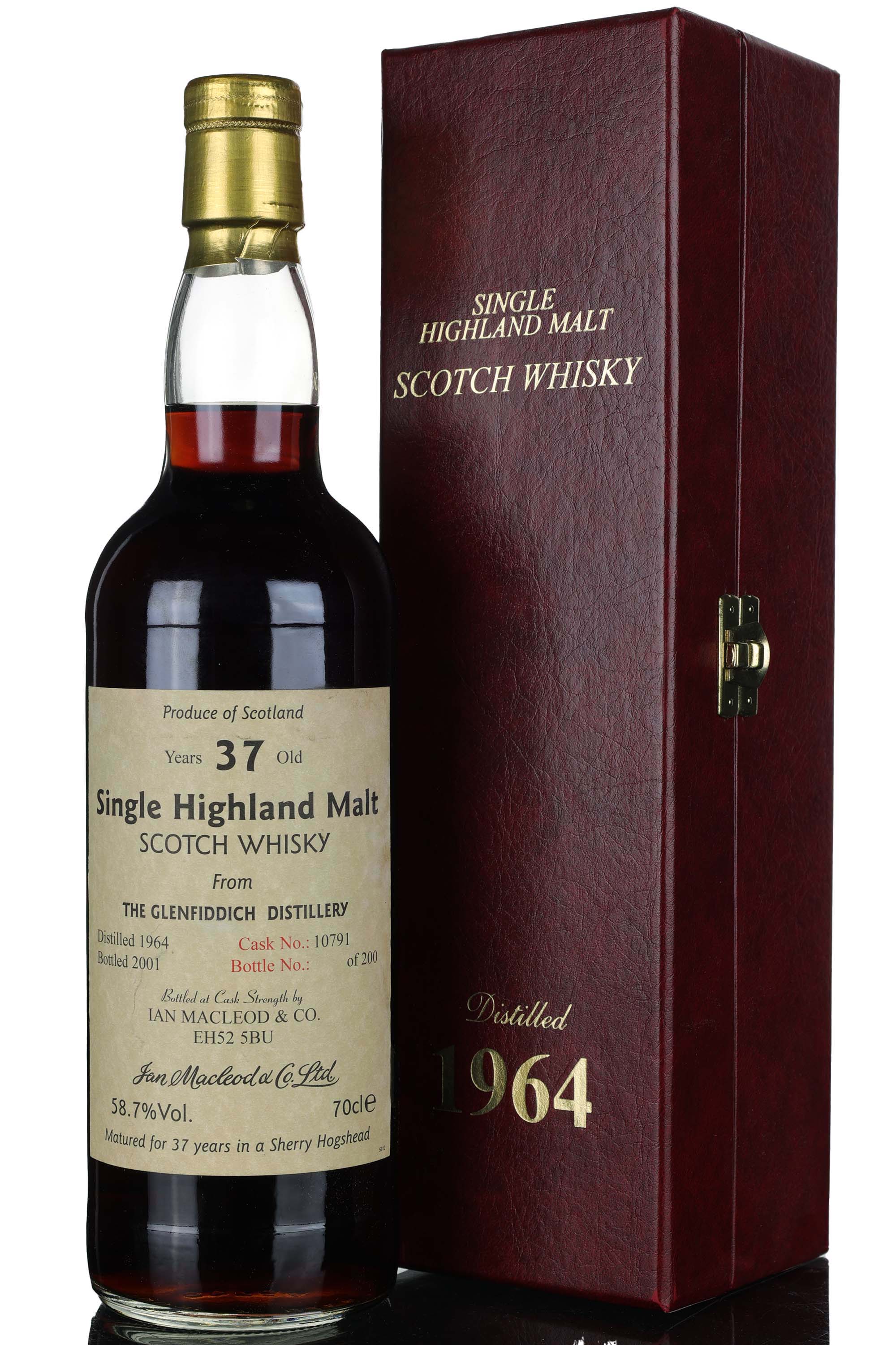 Glenfiddich 1964-2001 - 37 Year Old - Ian Macleod - Single Cask 10791