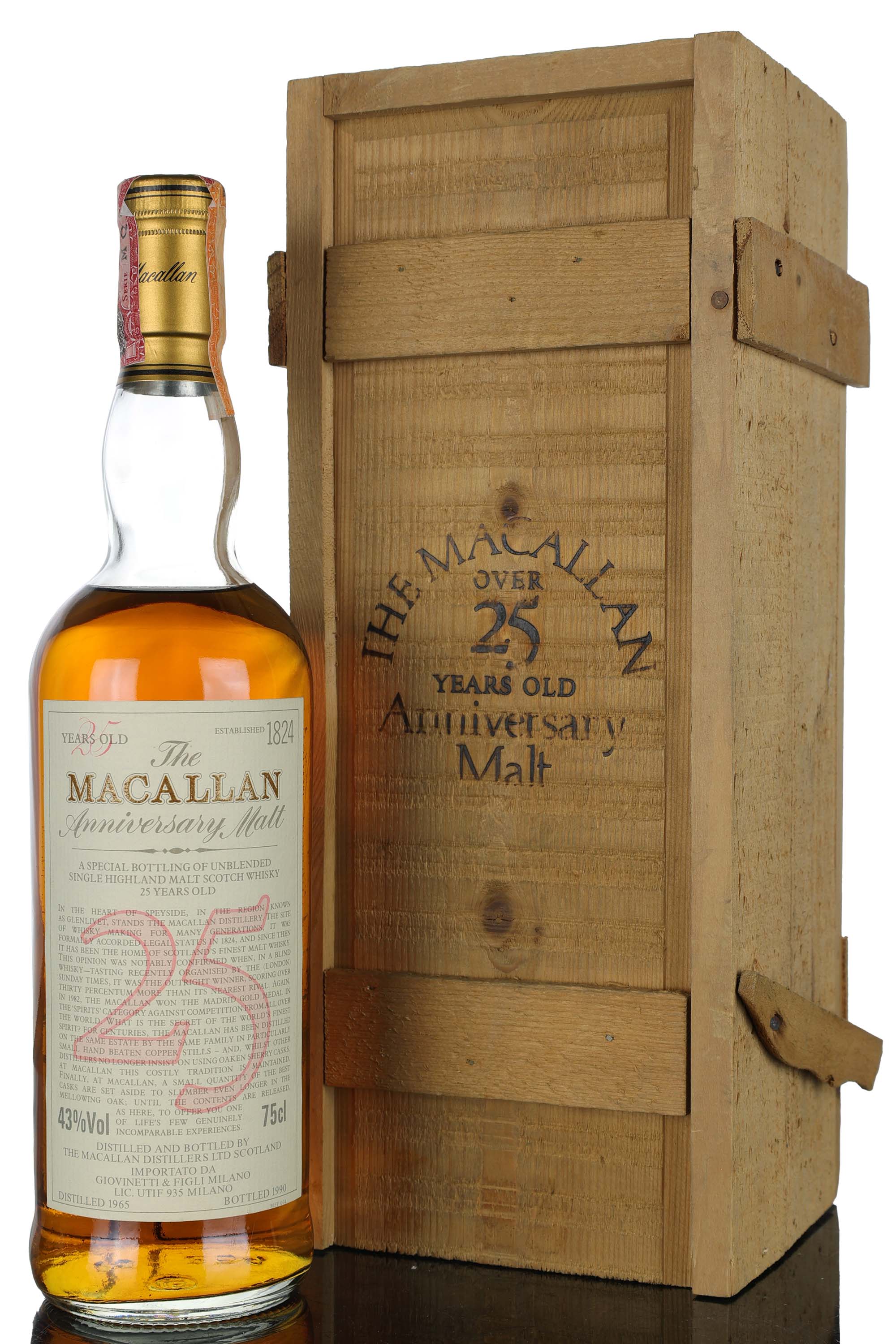 Macallan 1965-1990 - 25 Year Old Anniversary Malt