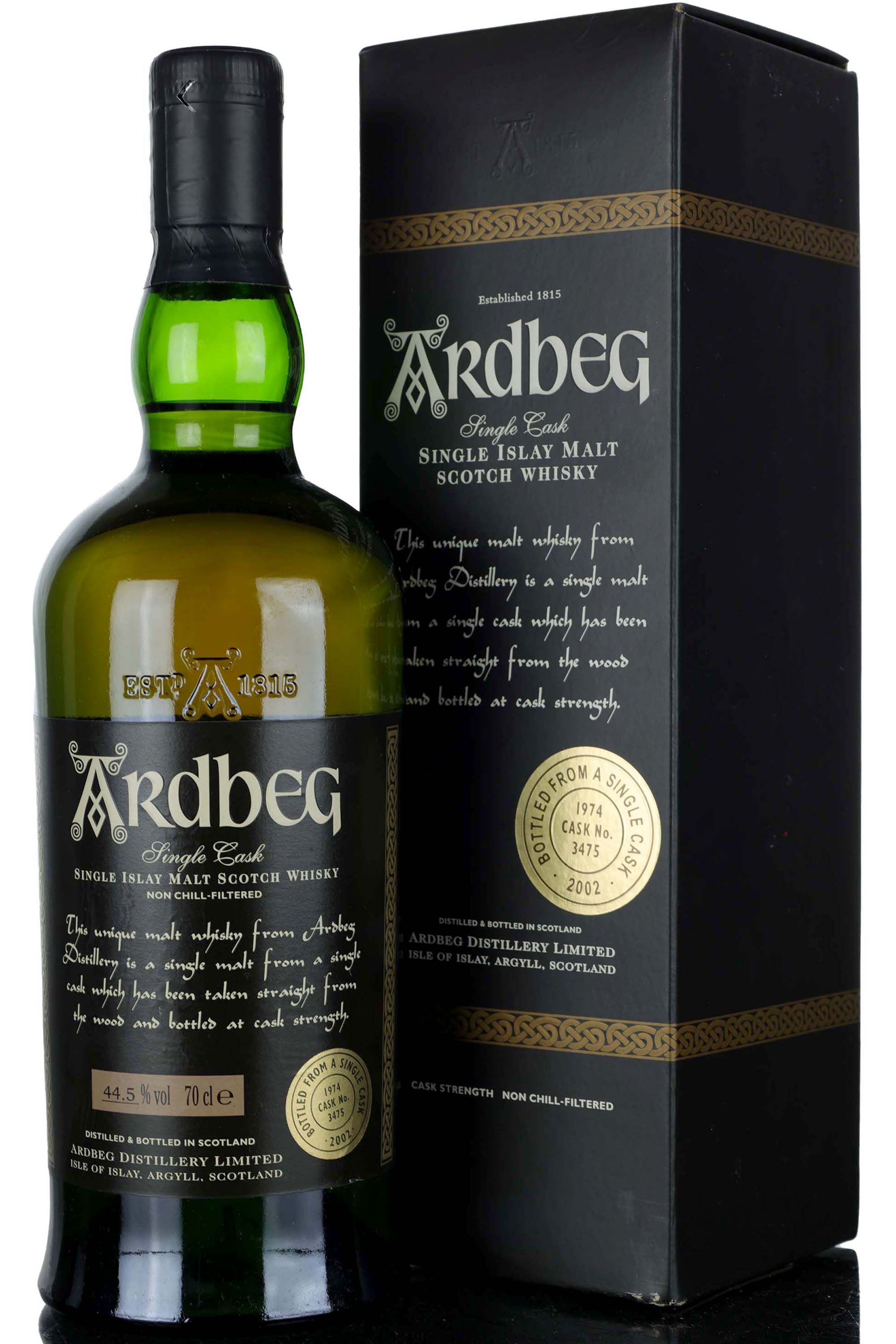 Ardbeg 1974-2002 - 28 Year Old - Single Cask 3475 - Oddbins Exclusive