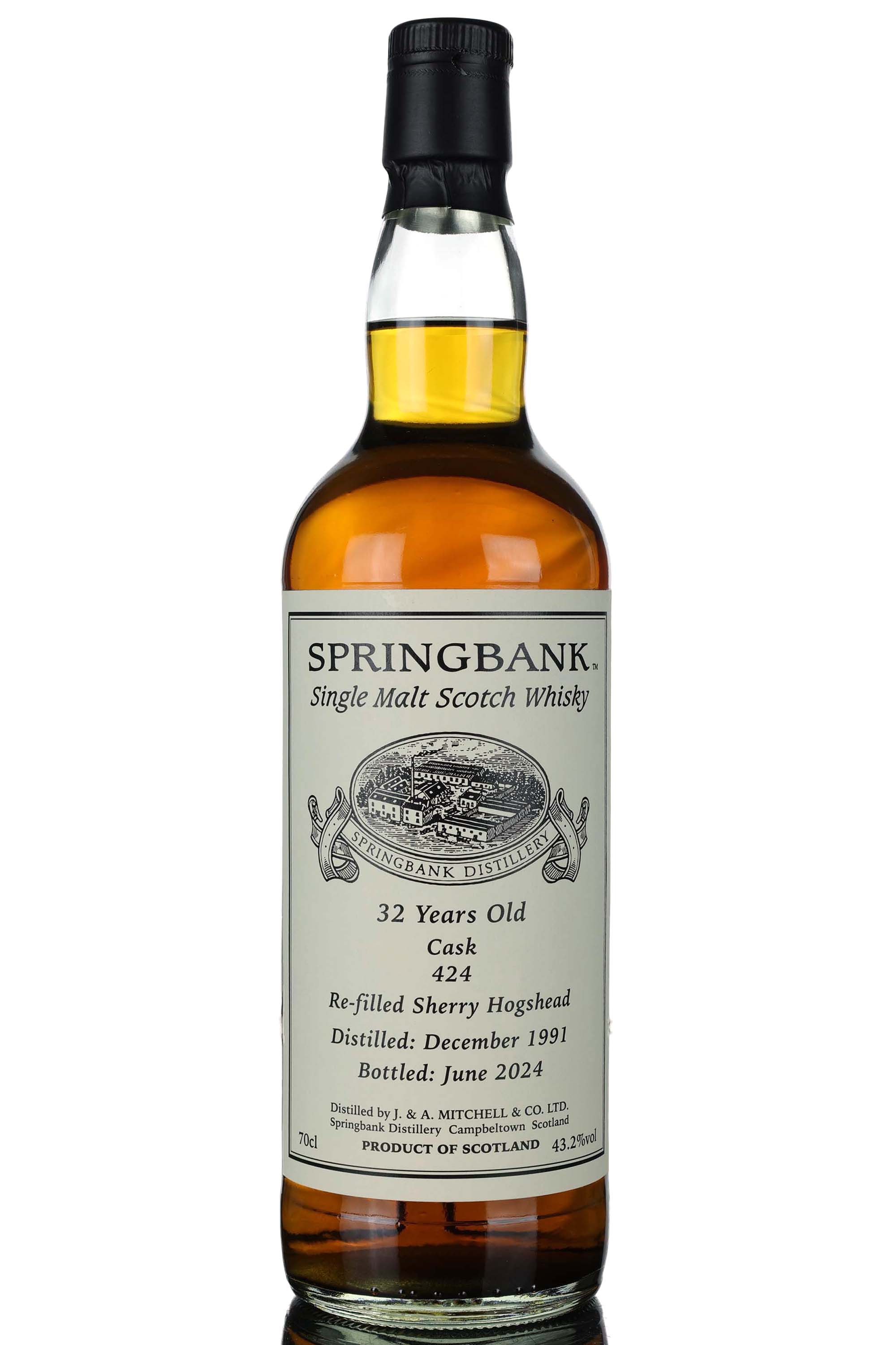 Springbank 1991-2024 - 32 Year Old - Single Cask 424 - Private Bottling