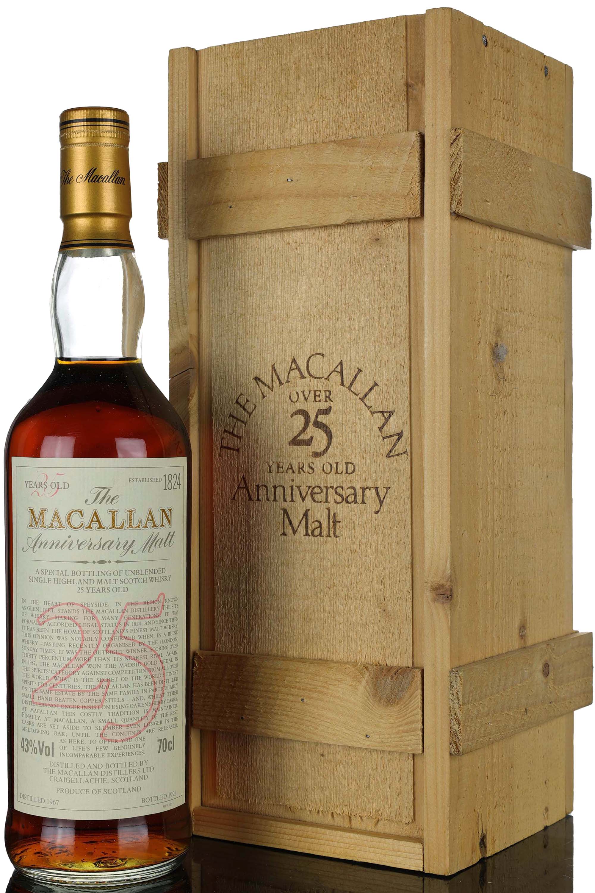 Macallan 1967-1993 - 25 Year Old Anniversary Malt