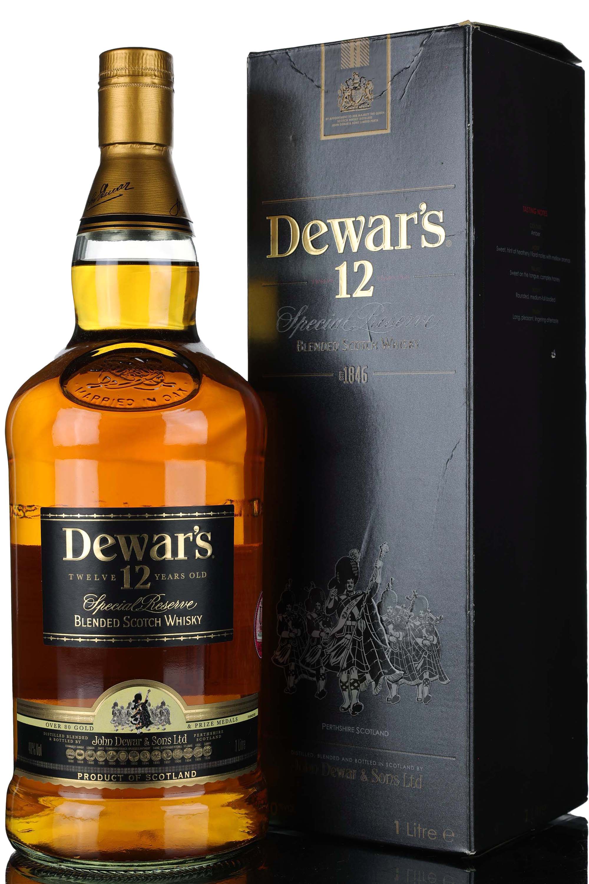 Dewars 12 Year Old - Special Reserve - 1990s - 1 Litre