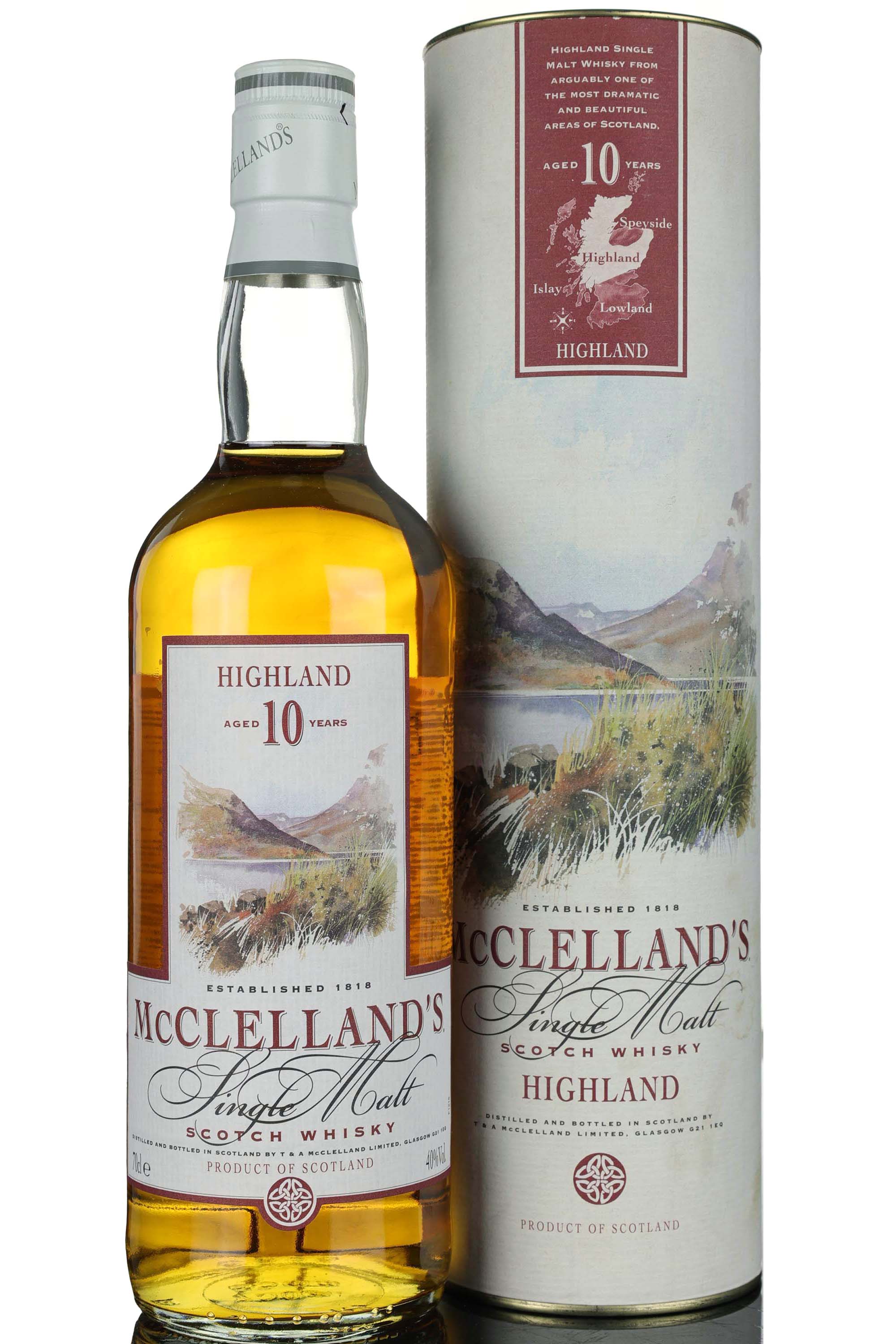 McClellands Highland 10 Year Old - Early 2000s