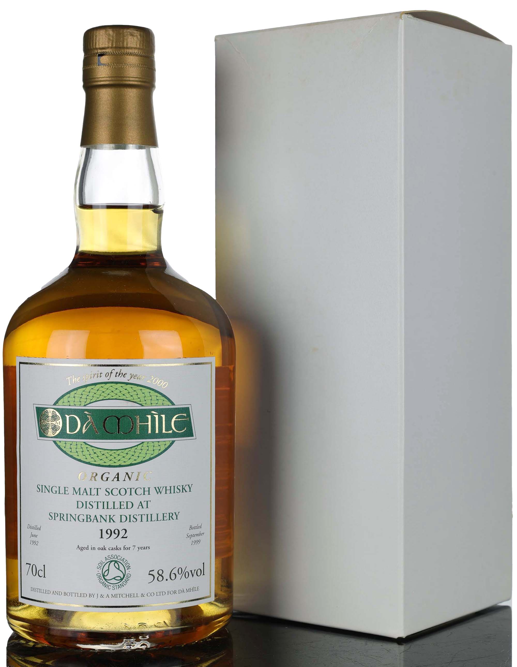 Springbank 1992-1999 - 7 Year Old - Da Mhile Exclusive - First Organic Whisky - Cask Stren