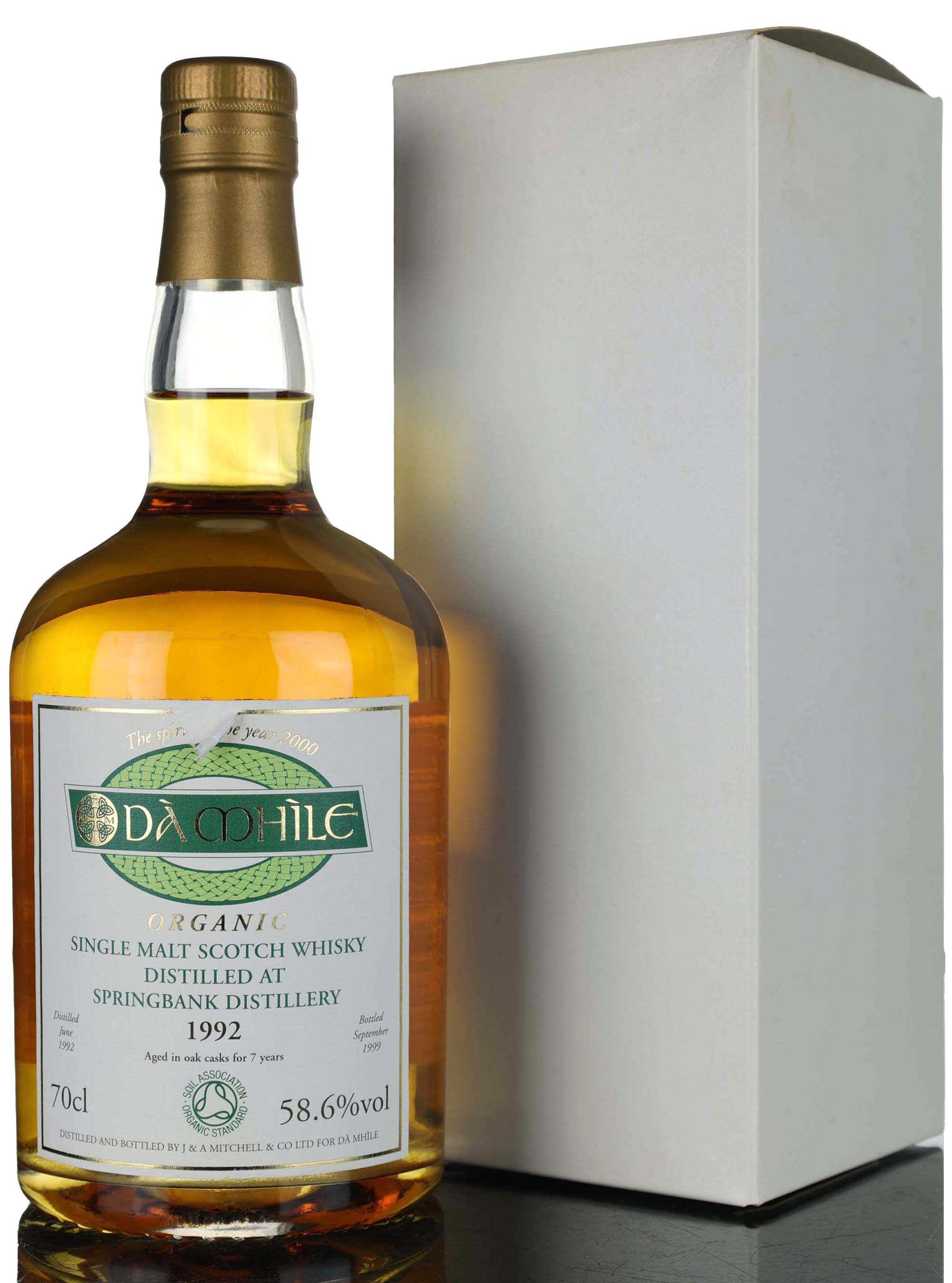 Springbank 1992-1999 - 7 Year Old - Da Mhile Exclusive - First Organic Whisky - Cask Stren