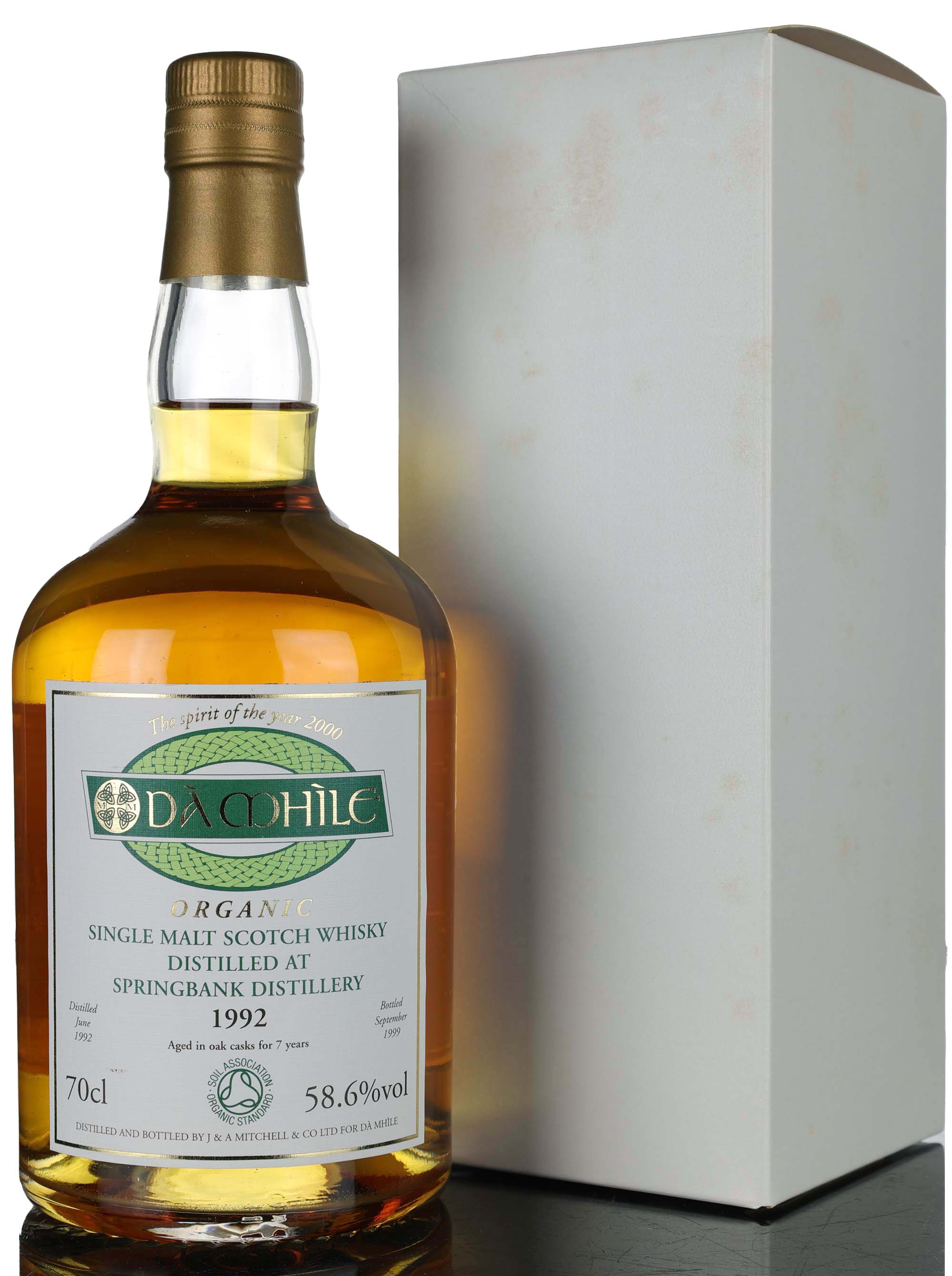 Springbank 1992-1999 - 7 Year Old - Da Mhile Exclusive - First Organic Whisky - Cask Stren