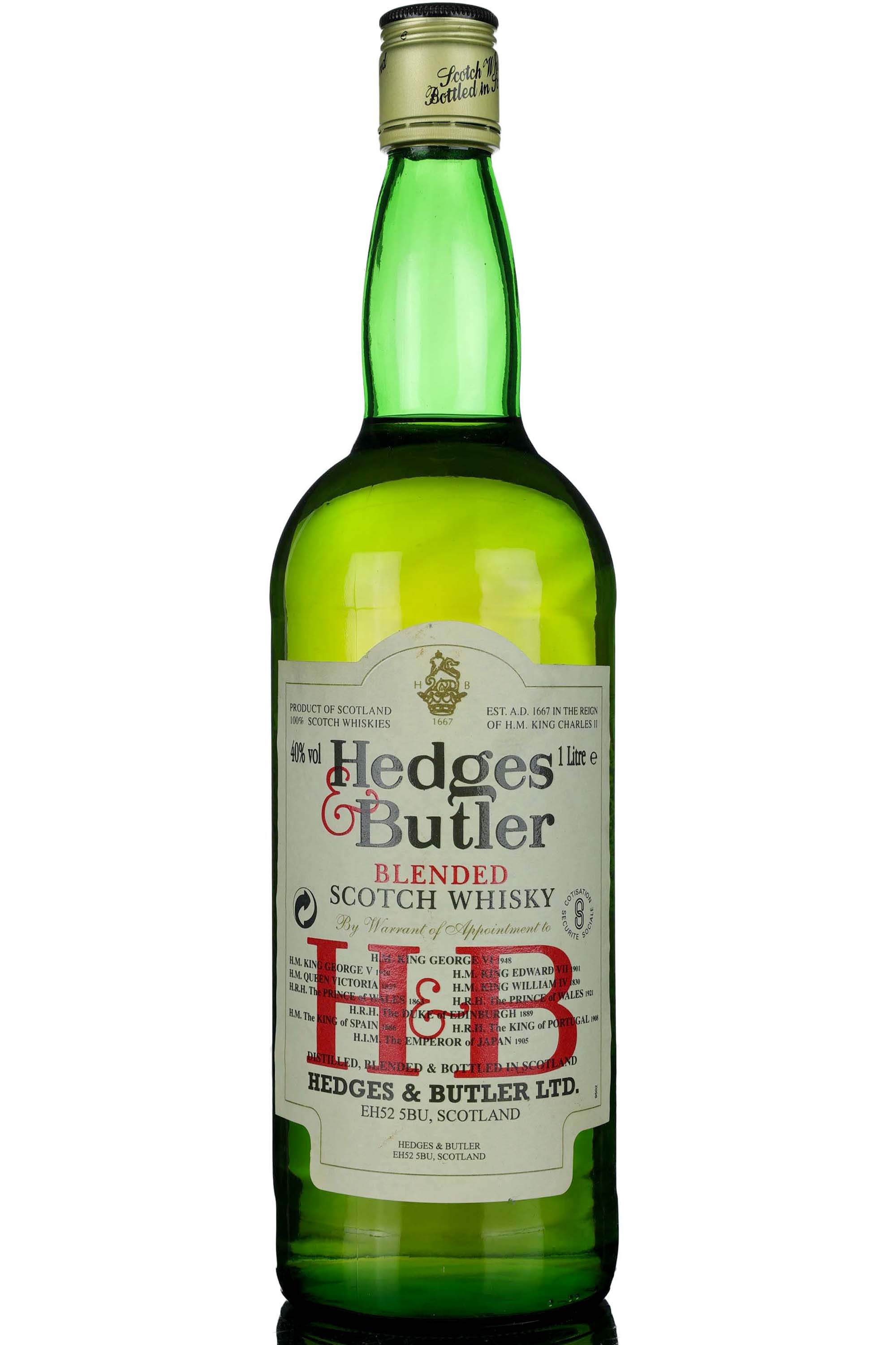 Hedges & Butler - 1 Litre