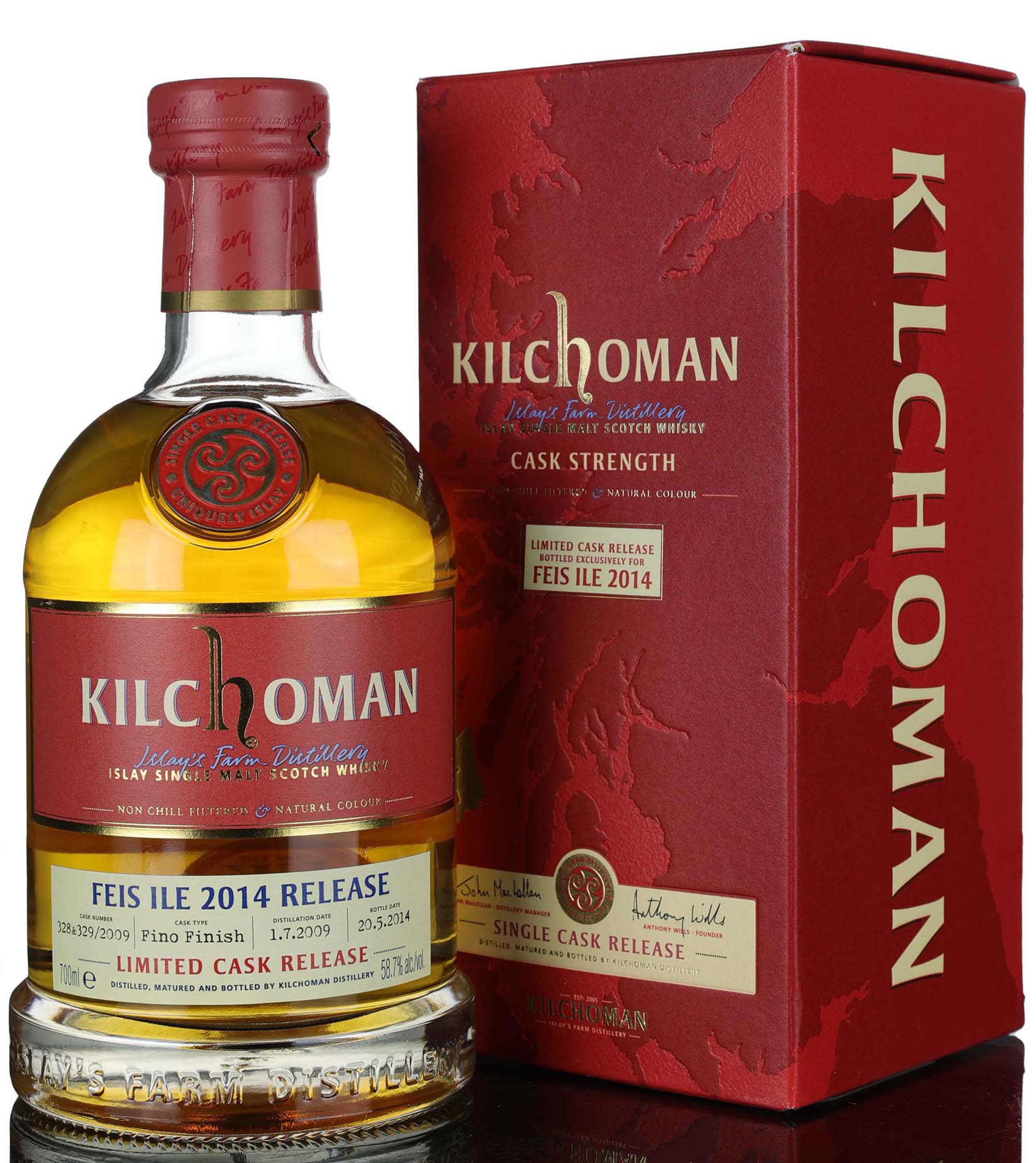 Kilchoman 2009 - Festival 2014 - Casks 328-329