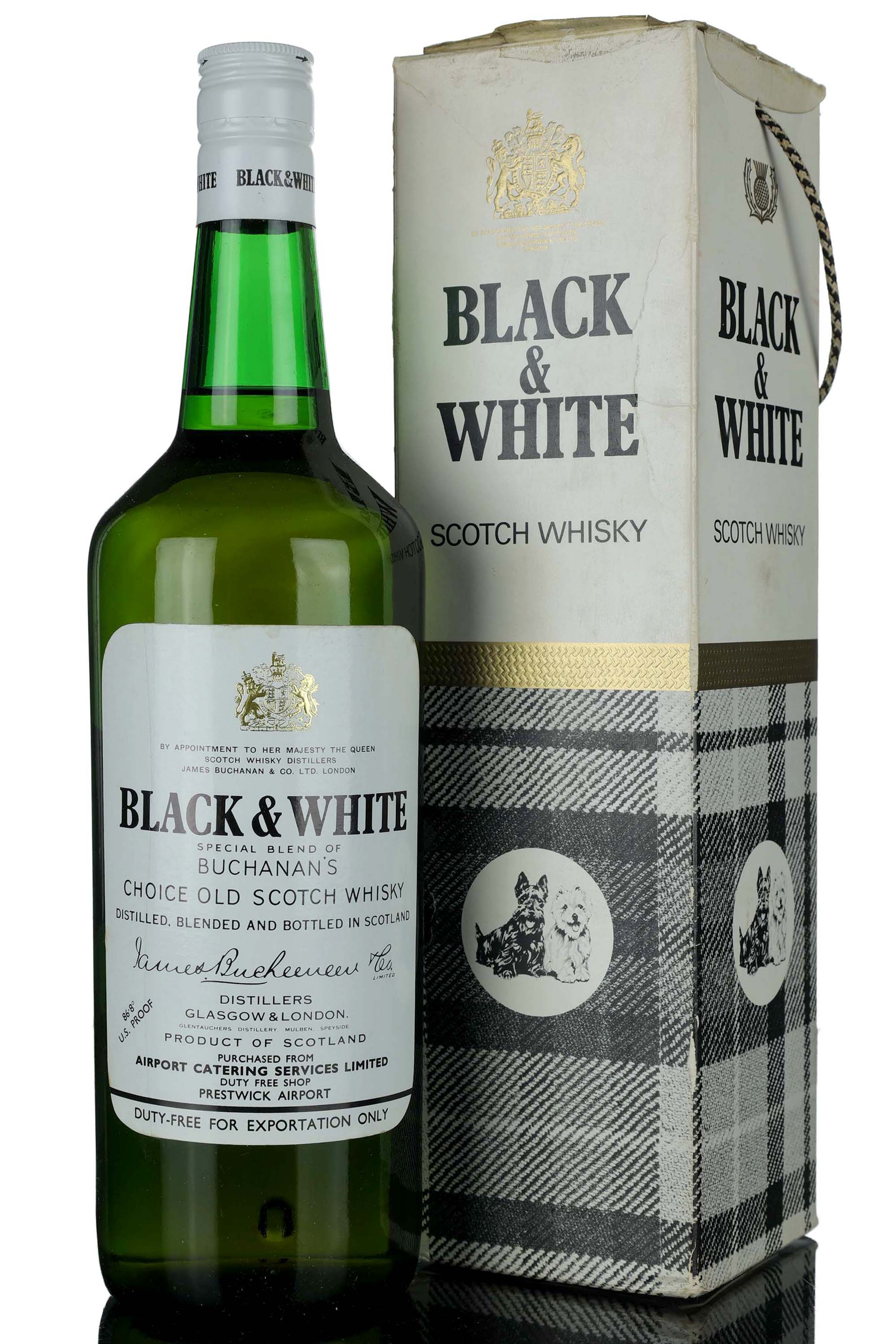 Buchanans Black & White - 1970s - 1 Litre