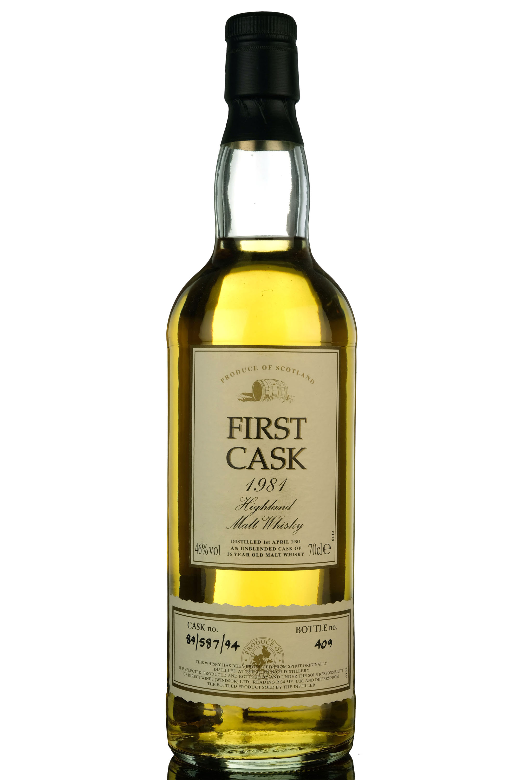 Teaninich 1981 - 16 Year Old - First Cask - Single Cask 89/587/94