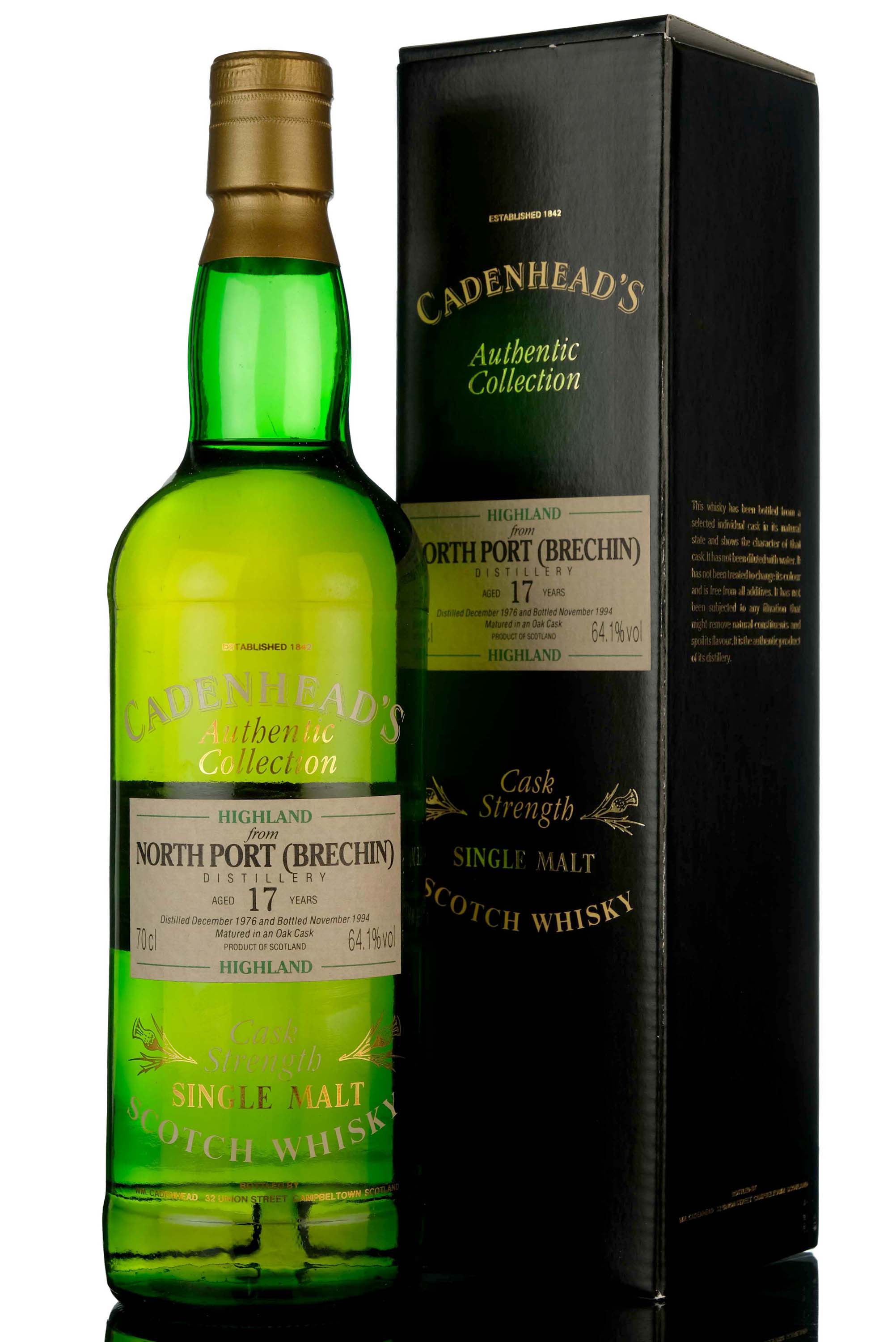 North Port 1976-1994 - 17 Year Old - Cadenhead Authentic Collection - Single Cask