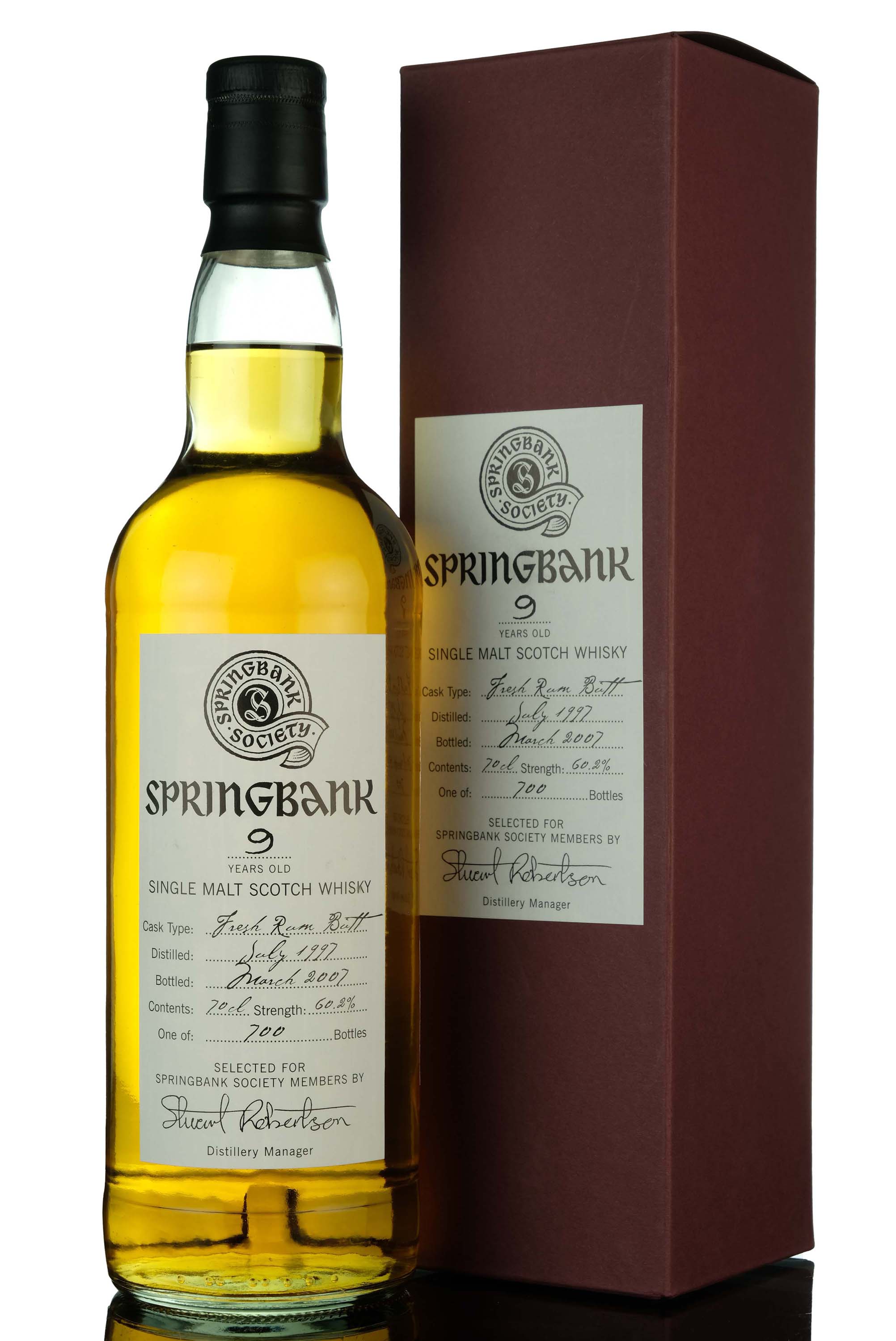 Springbank 1997-2007 - 9 Year Old - Society Exclusive