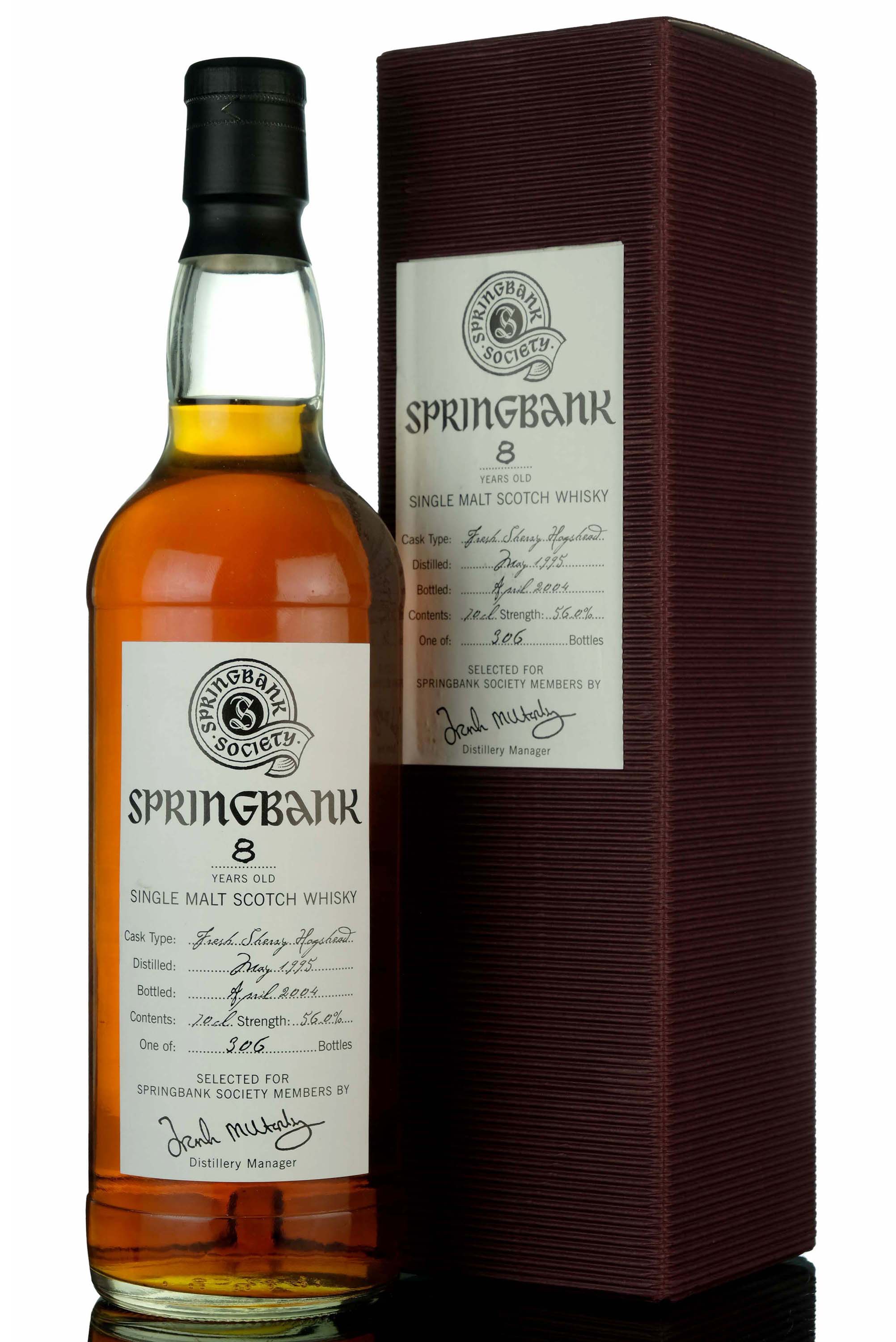 Springbank 1995-2004 - 8 Year Old - Society Exclusive
