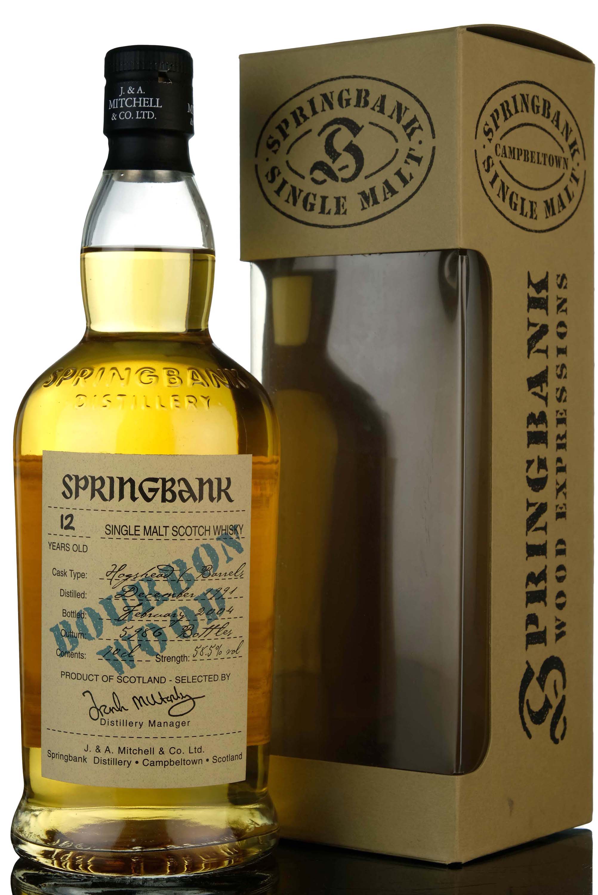 Springbank 1991-2004 - 12 Year Old - Bourbon Wood