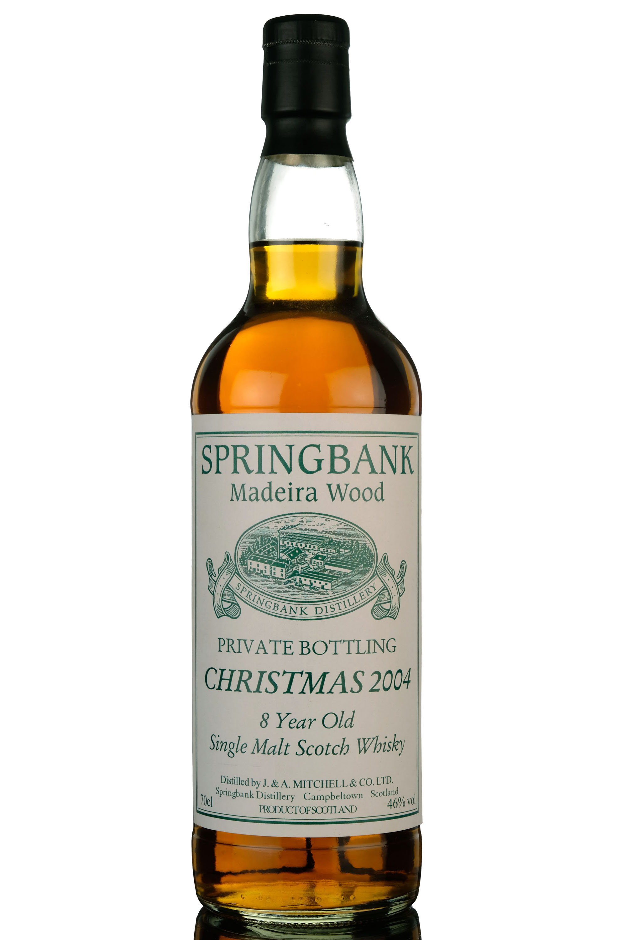 Springbank 8 Year Old - Christmas 2004 - Private Bottling For Shareholders, Directors & St
