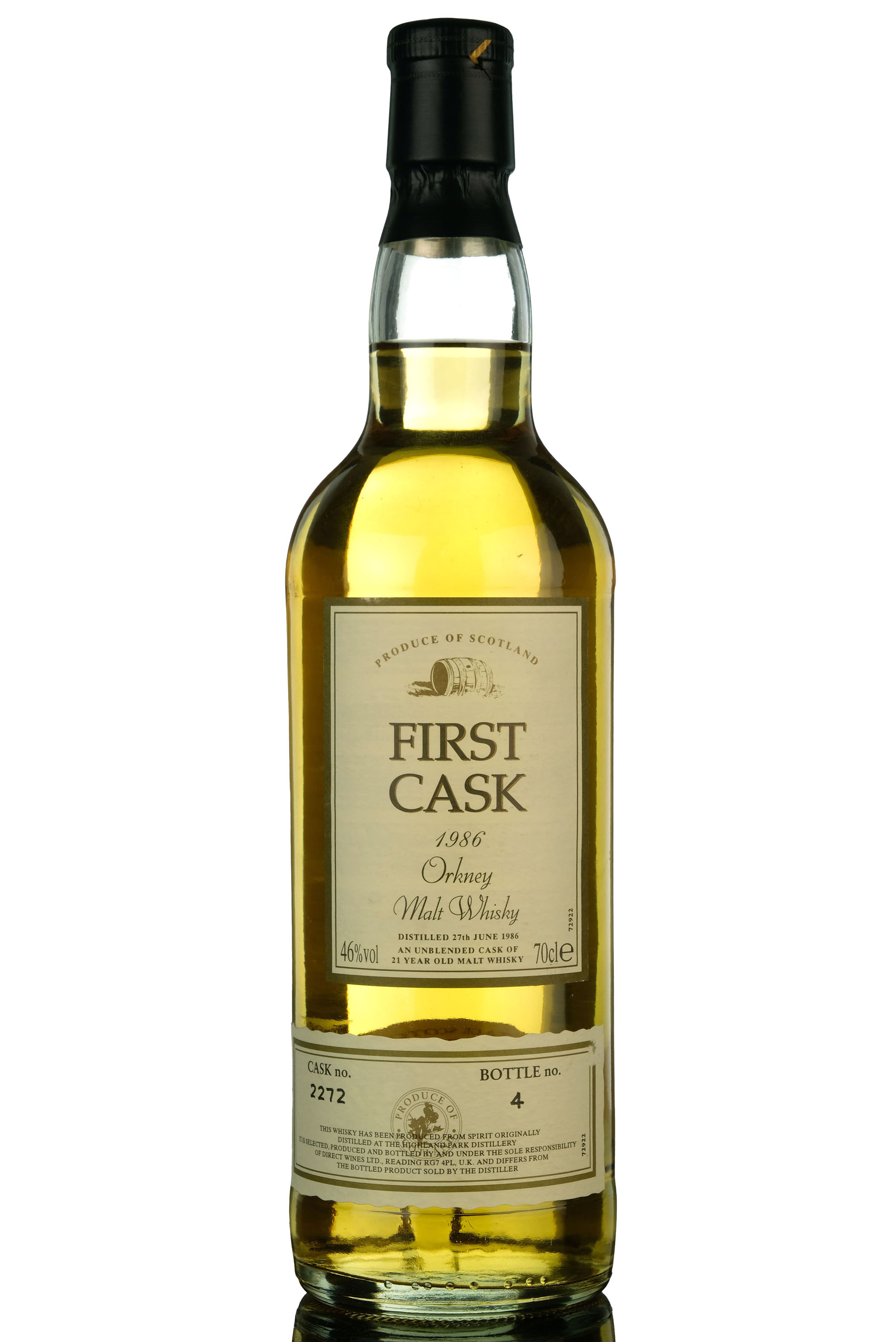 Highland Park 1986 - 21 Year Old - First Cask - Single Cask 2272